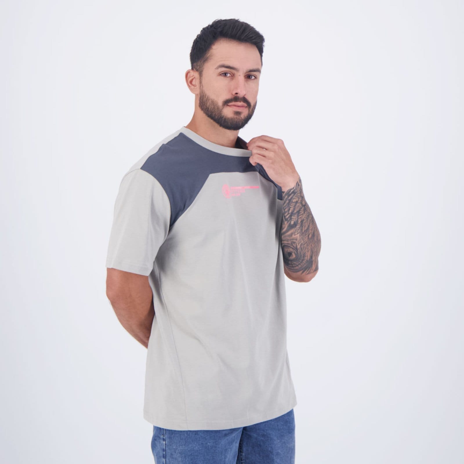 Vista 2 Camiseta Puma Manchester City Culture Puma cinza