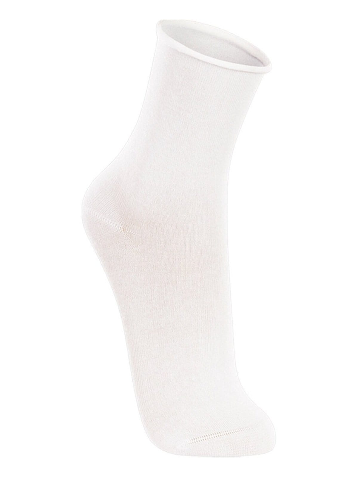 Vista 2 Kit 6 Pares de Meias sem Punho Cano Médio Lupo Lupo branco