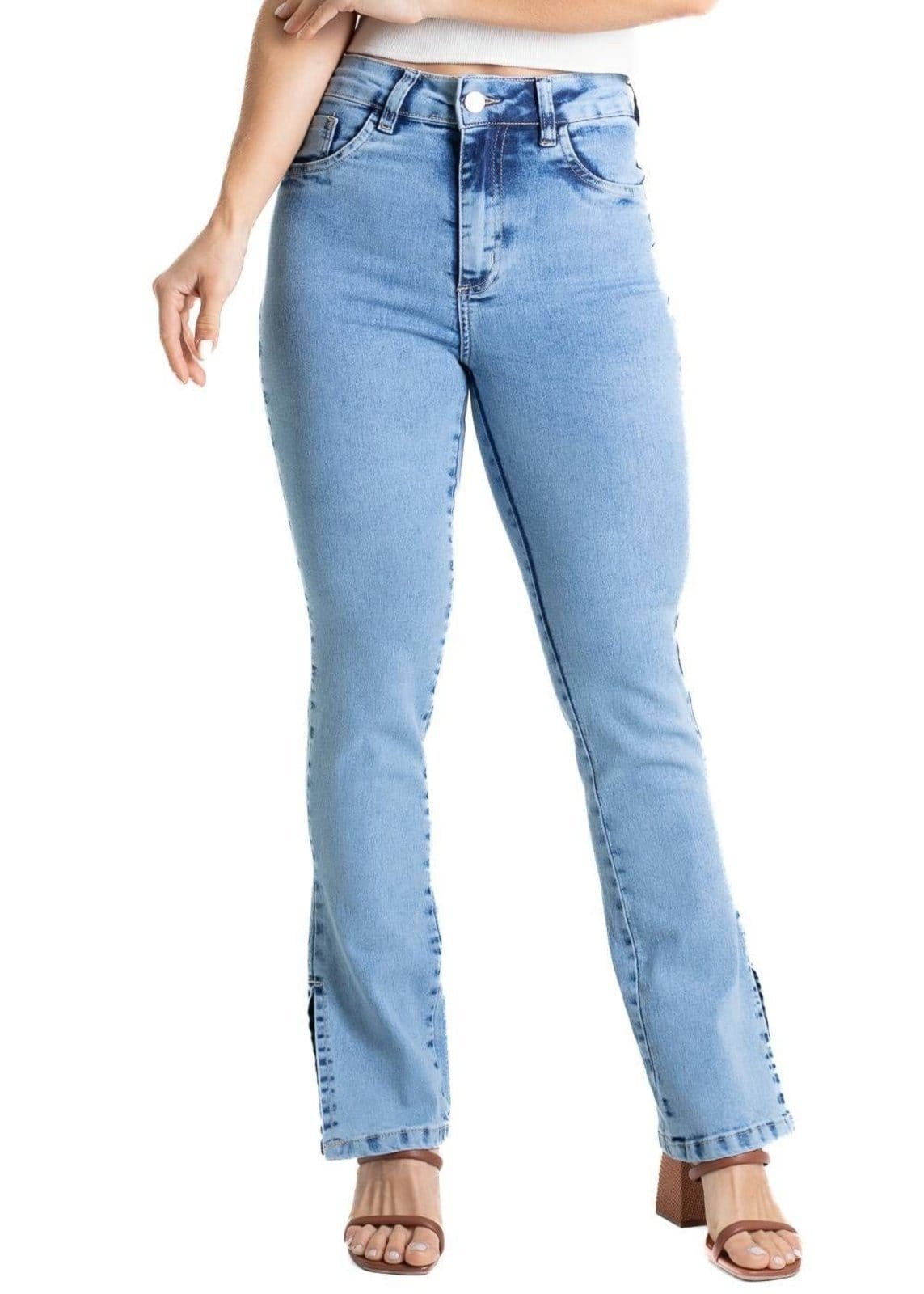 Vista principal Calça Jeans Sawary Reta - 280940 Sawary azul