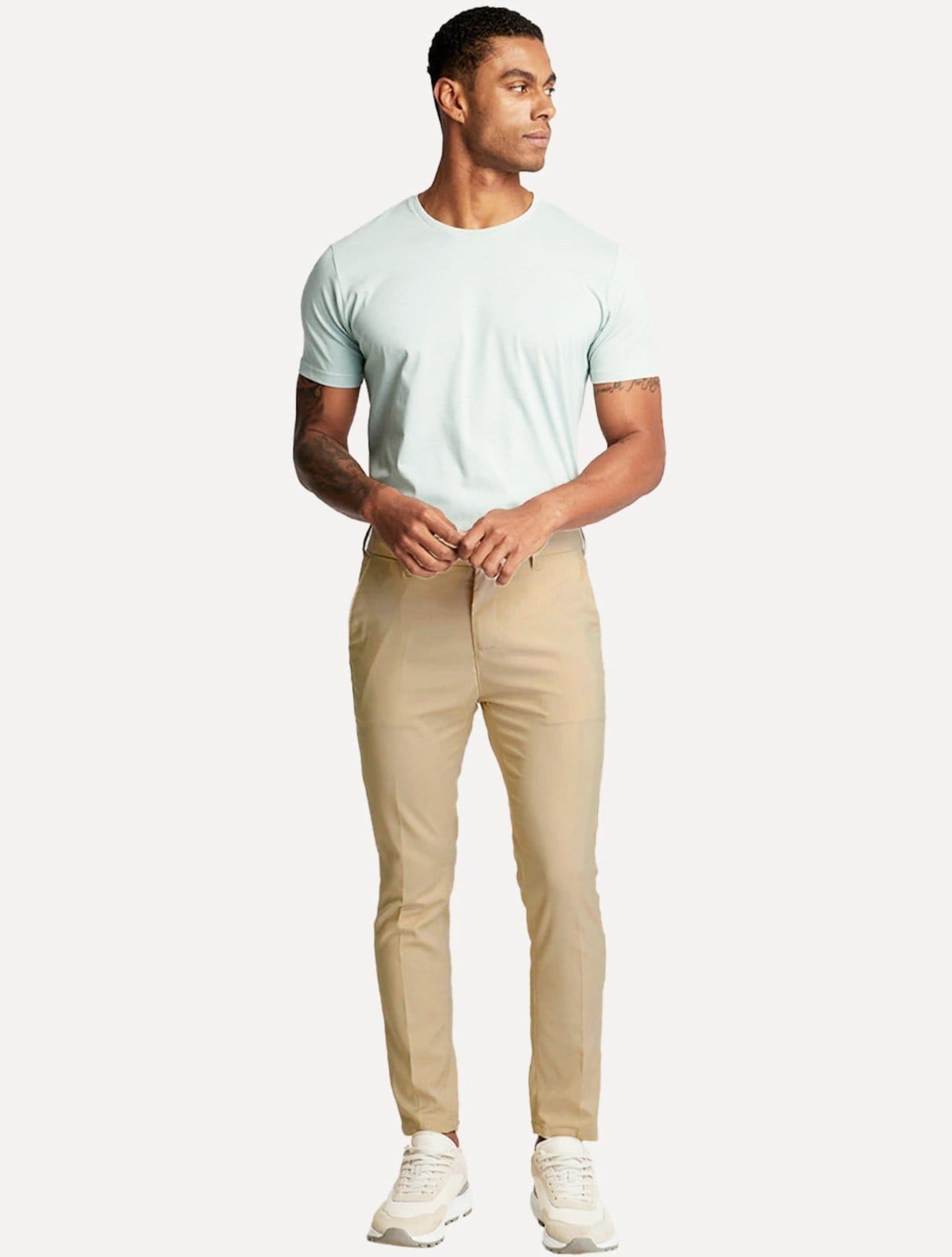 Calça King & Joe Masculina Alfaiataria Elastano Easytech Paper