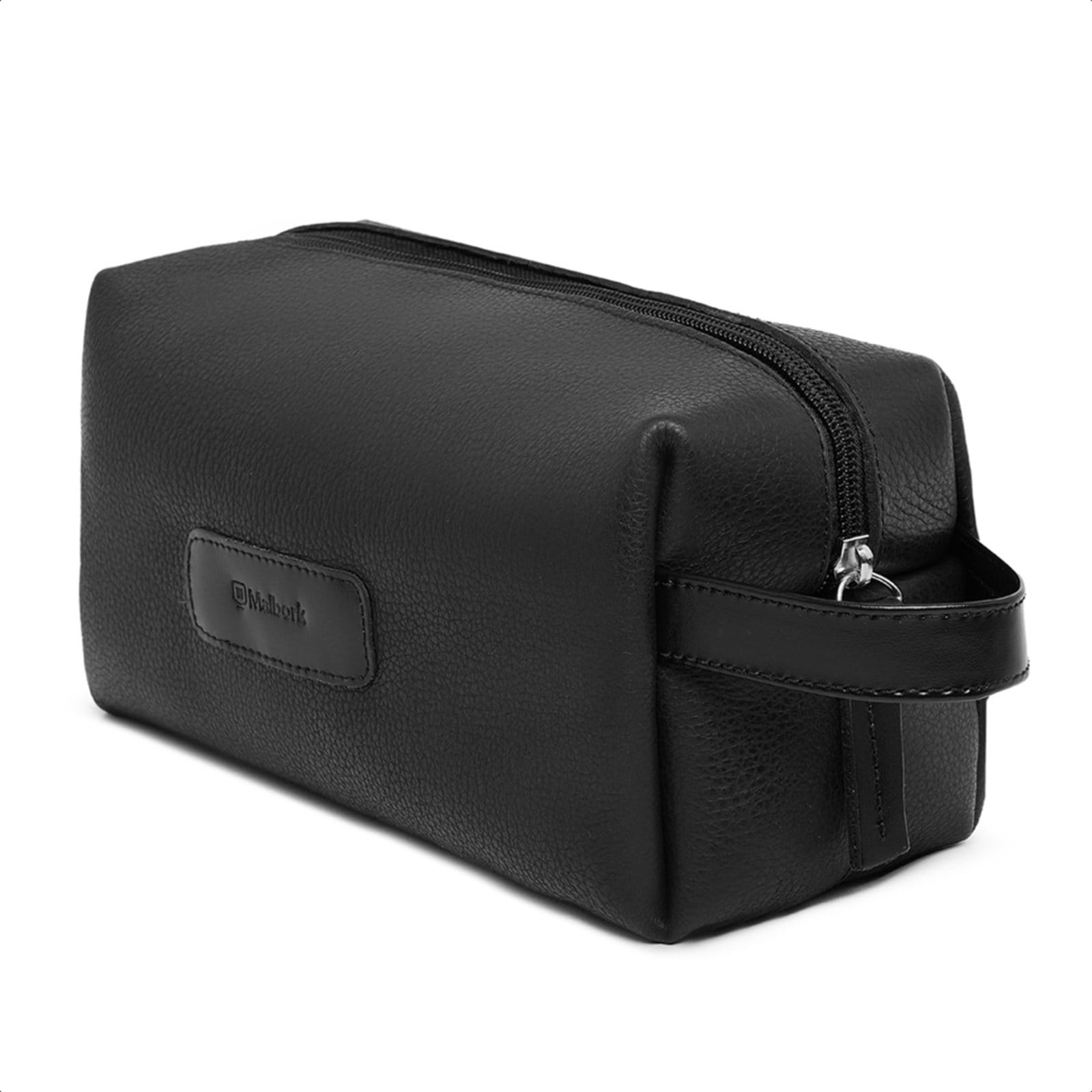 Vista 2 Nécessaire Masculina Malbork Preta com Zíper Malbork preto