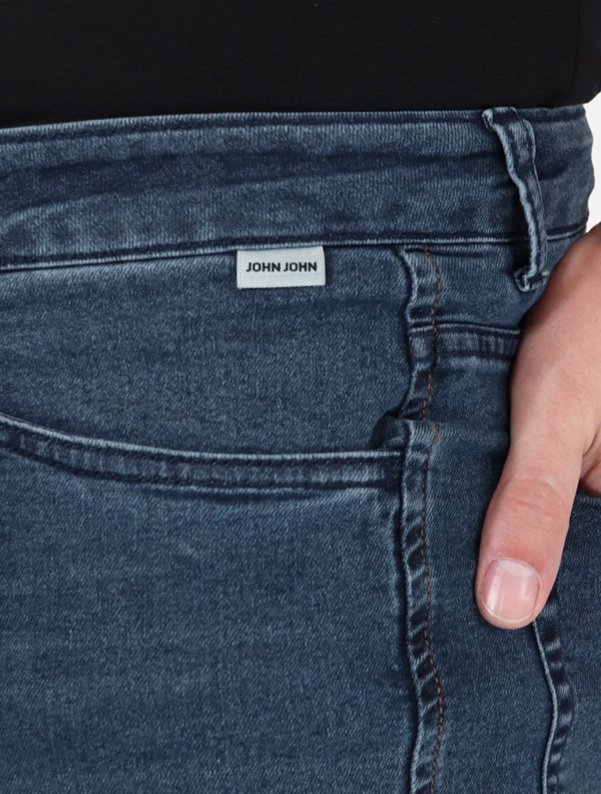 Vista 2 Calça John John Masculina Straight Samoa Médio John John jeans