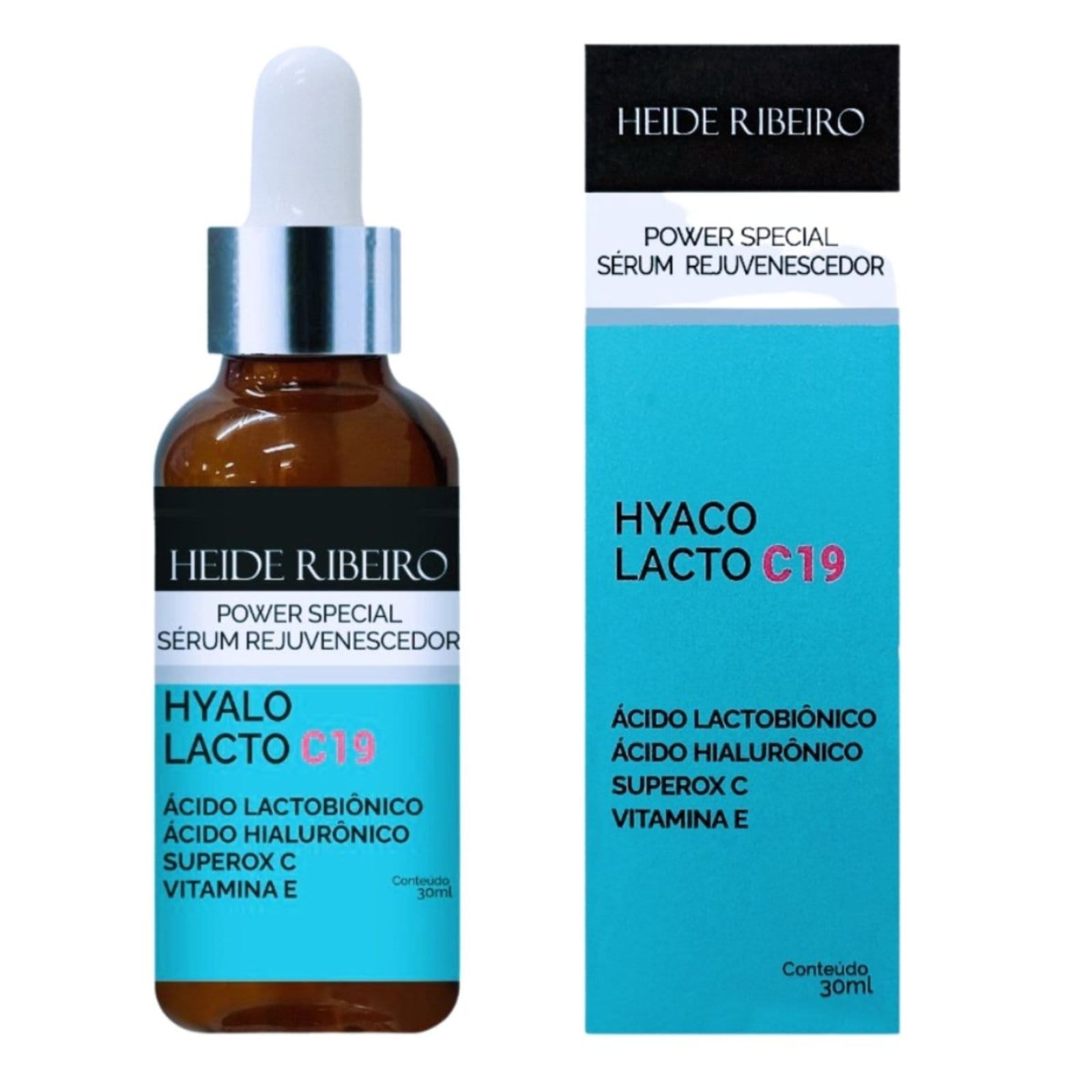 Sérum Hyalo Lacto C19 Heide Ribeiro Rejuvenescedor Tamanho: