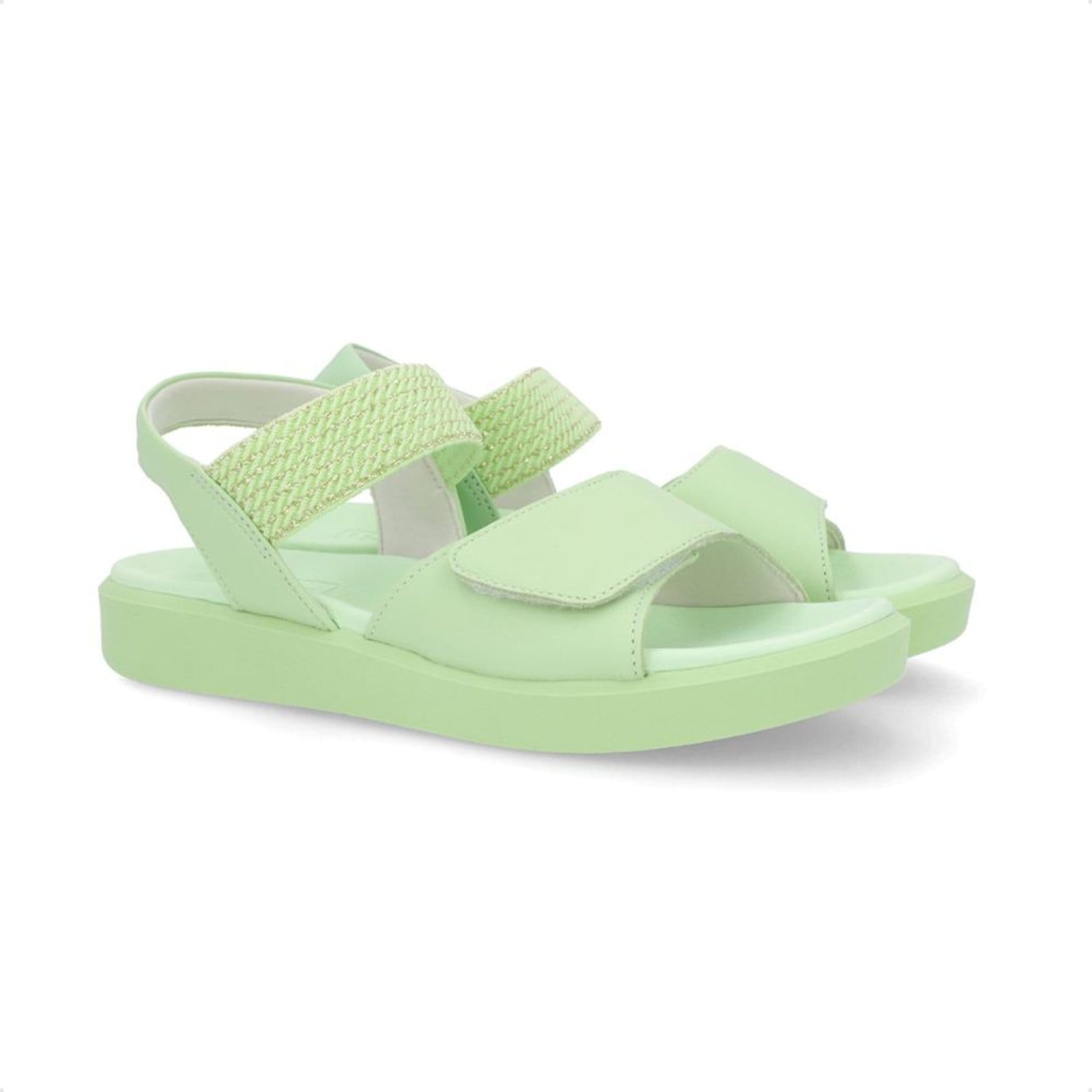 Vista 2 Sandália Usaflex Plataforma Feminina Usaflex verde