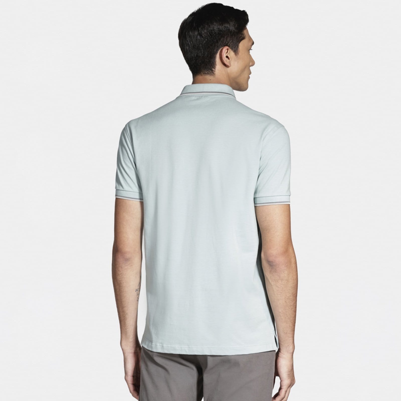 Vista 2 Camisa Polo Aramis Basic 4 Frisos Ou25 Masculino Aramis verde