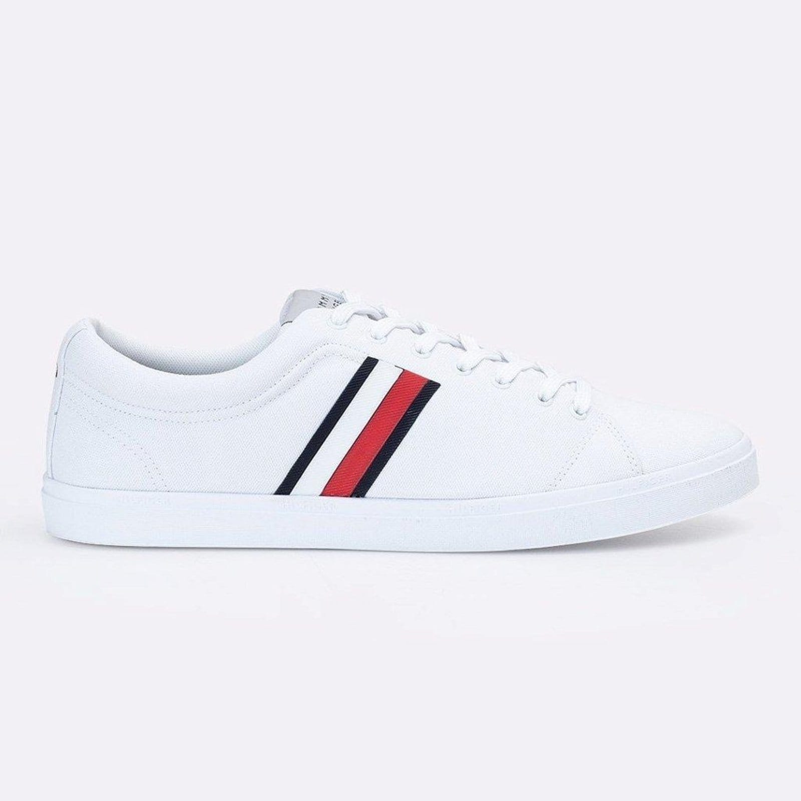 Vista principal Tênis Tommy Hilfiger New Harrison Masculino White Tommy Hilfiger branco white