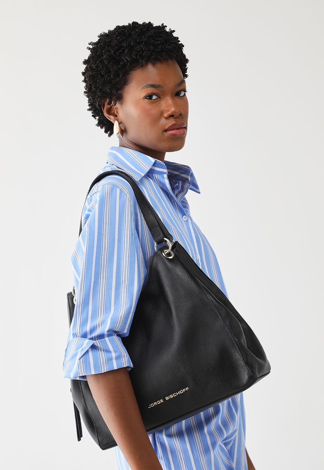 Bolsa Jorge Bischoff Sacola Preta