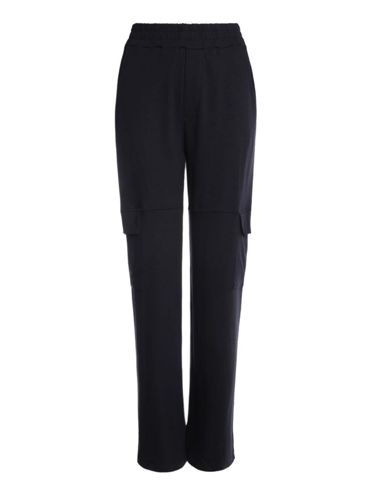 Calça Wide Leg Com Bolso Cargo Autentique Feminina