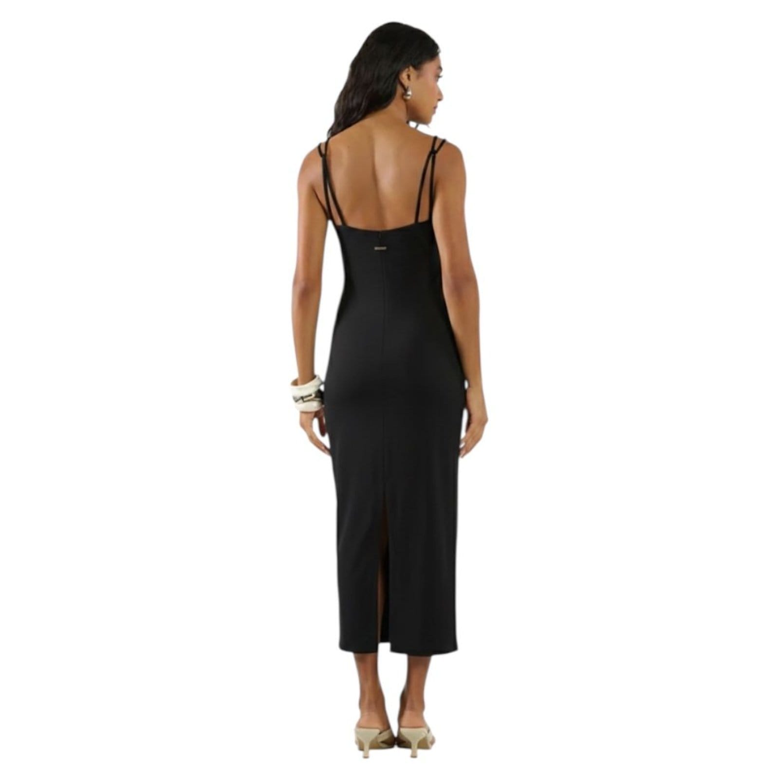 Vista 2 Vestido Small com Aplicação Colcci CLC Colcci CLC preto