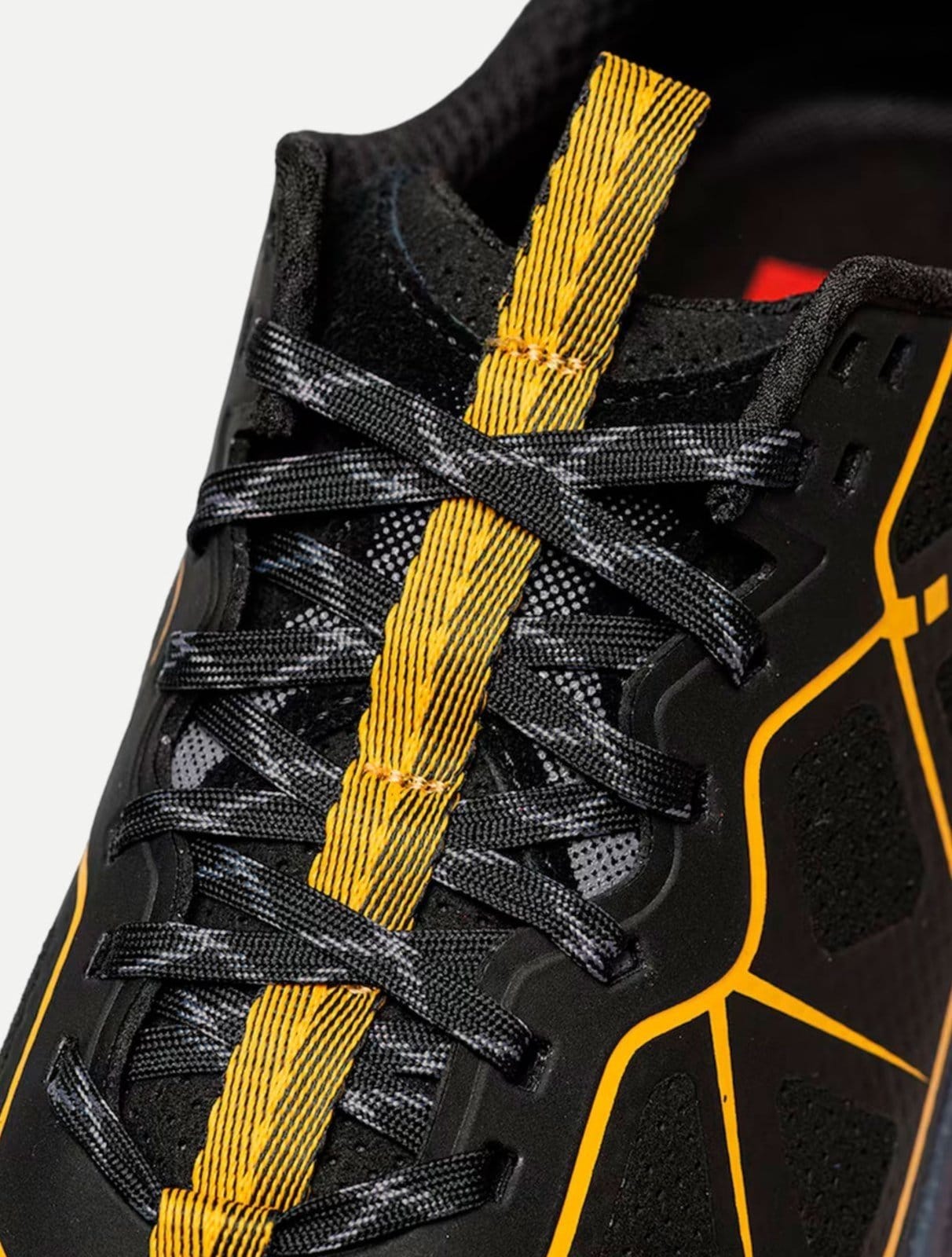 Vista 2 Tênis Hugo Boss Masculino Xeno Runn e Preto Hugo Boss amarelo