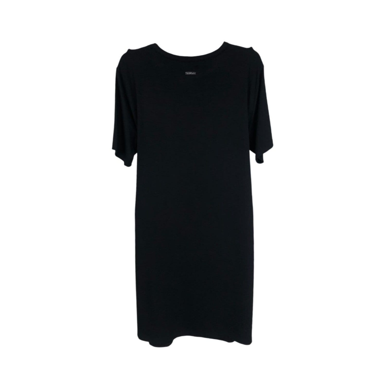 Vista 2 Vestido Cut Out Com Bordado Manual Triton Triton preto