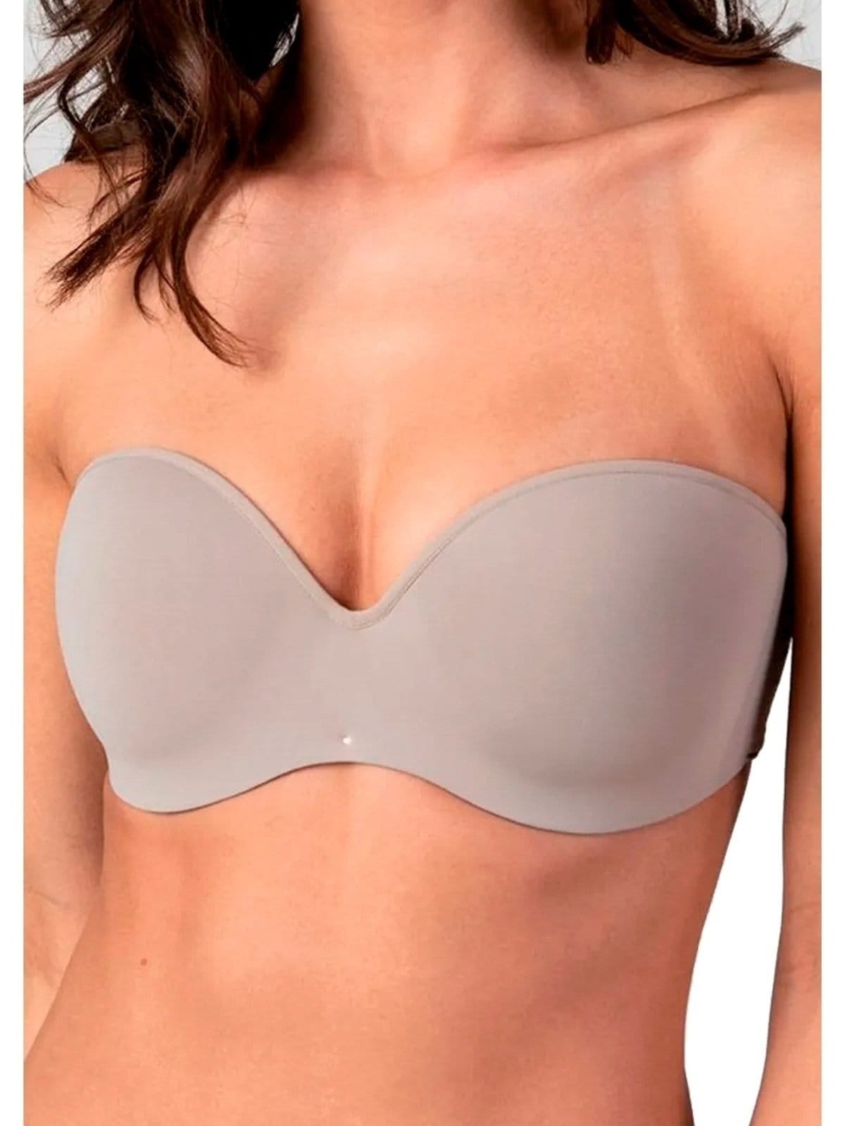 Vista 2 Kit com 2 Sutiãs Bustiê com Aro e Bojo Liz 51803 Taça B Liz bege