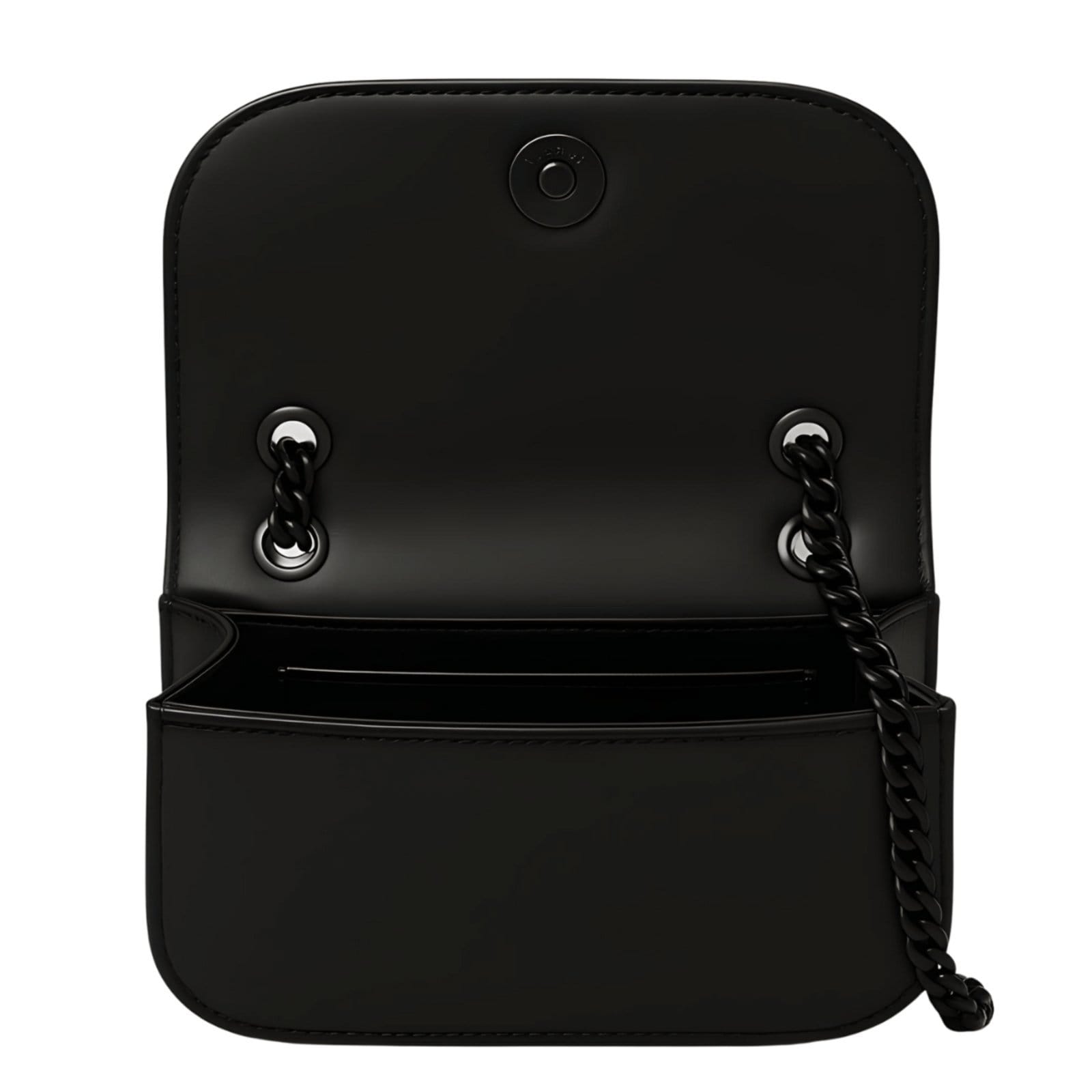 Vista 2 Bolsa Colcci Tampa Gravada Colcci preto