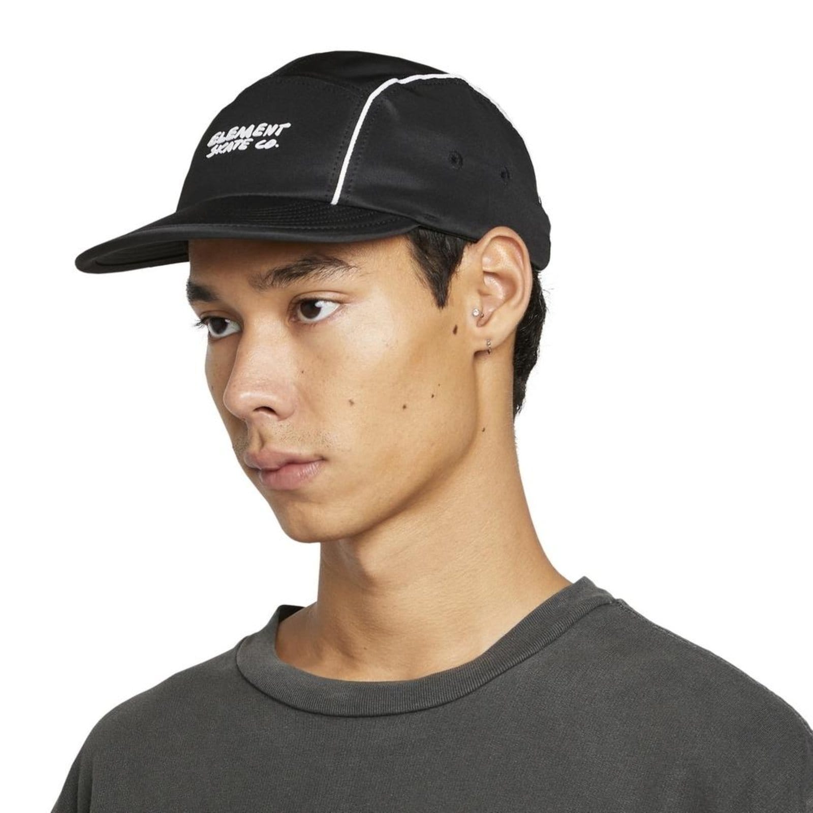 Vista 2 Boné Element Aba Reta Taslan WT24 Element preto
