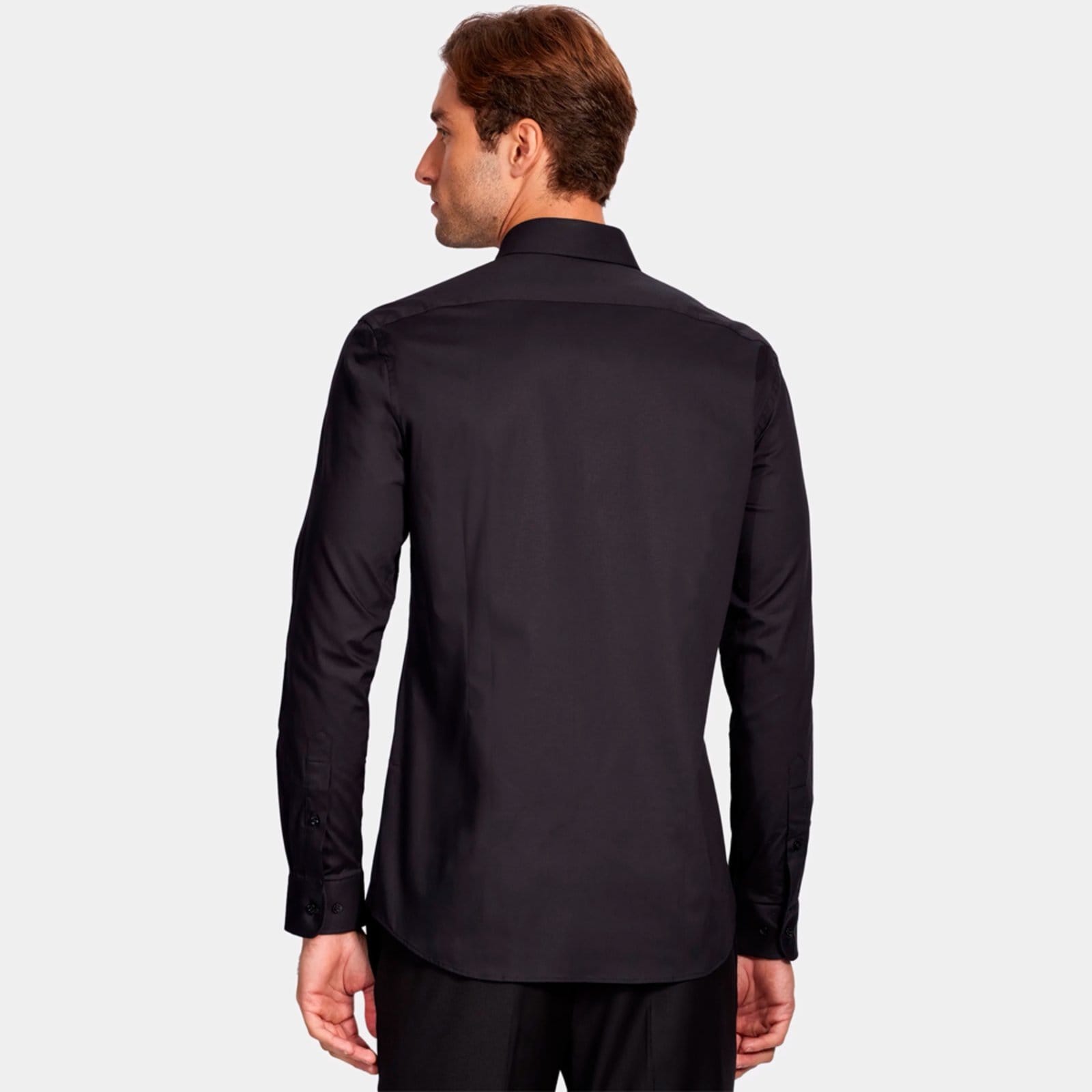 Vista 2 Camisa Aramis Slim Tricoline Stretch Pr26 Masculino Aramis preto