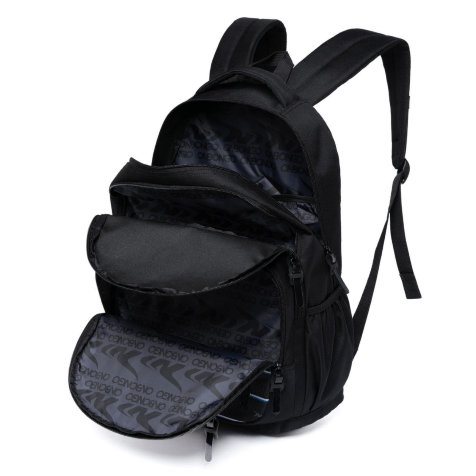 Vista 2 Mochila Bolsa Onbongo Trabalho Escolar Notebook Dia a Dia Onbongo preto