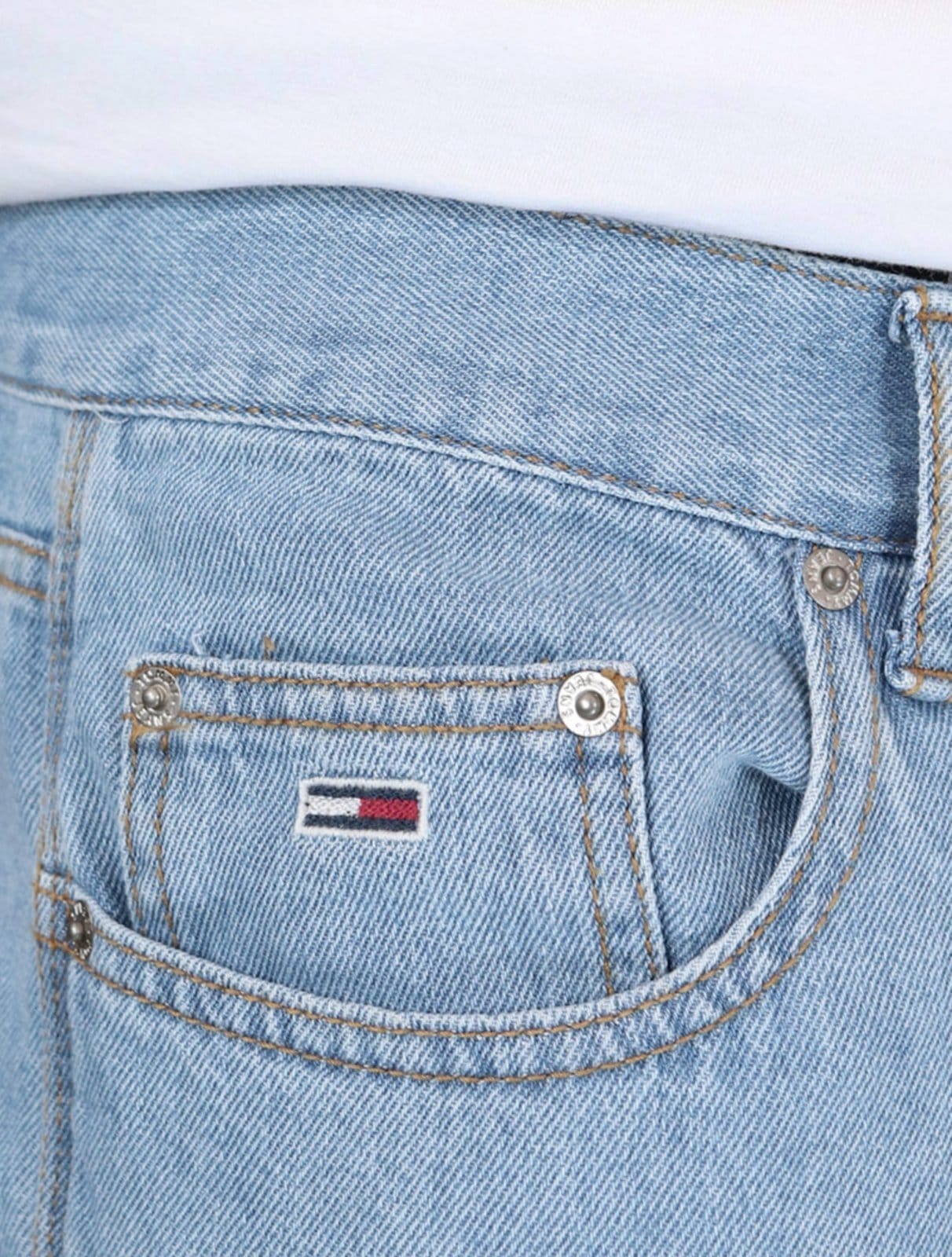 Vista 2 Calça Tommy Masculina Regular Straight Relaxed Jaimie Médio Tommy Jeans jeans