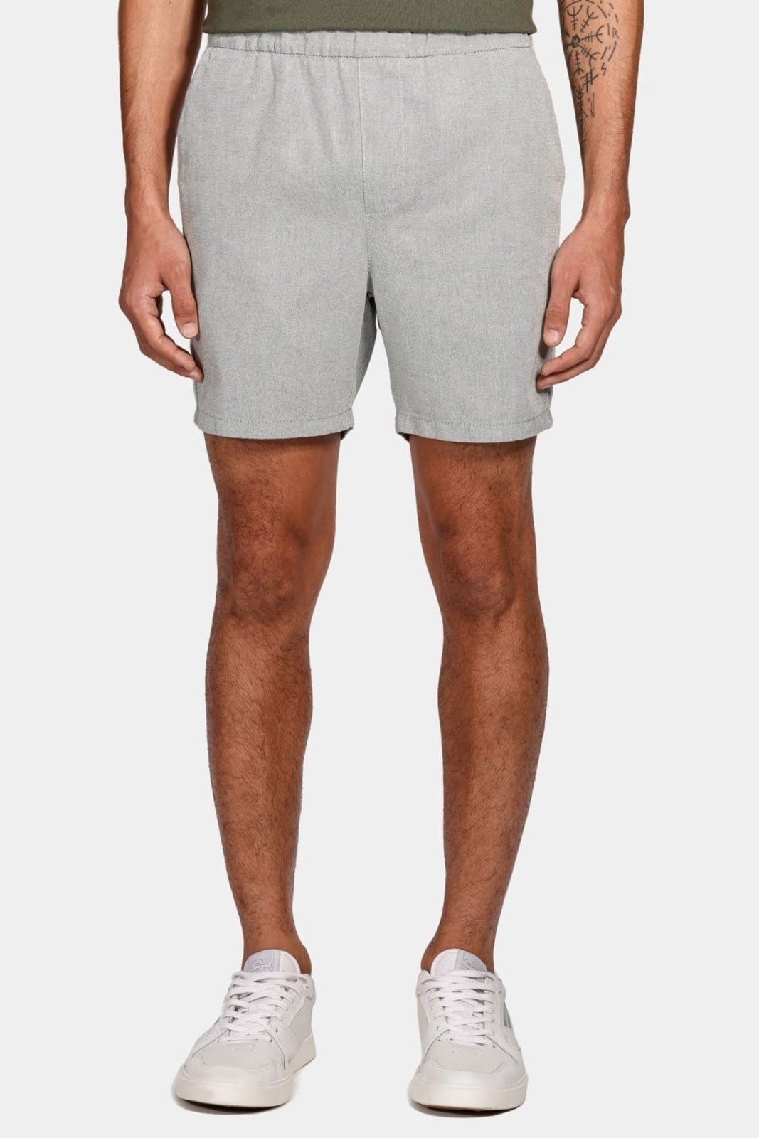 Bermuda Aramis Com Elástico Color Verde Militar