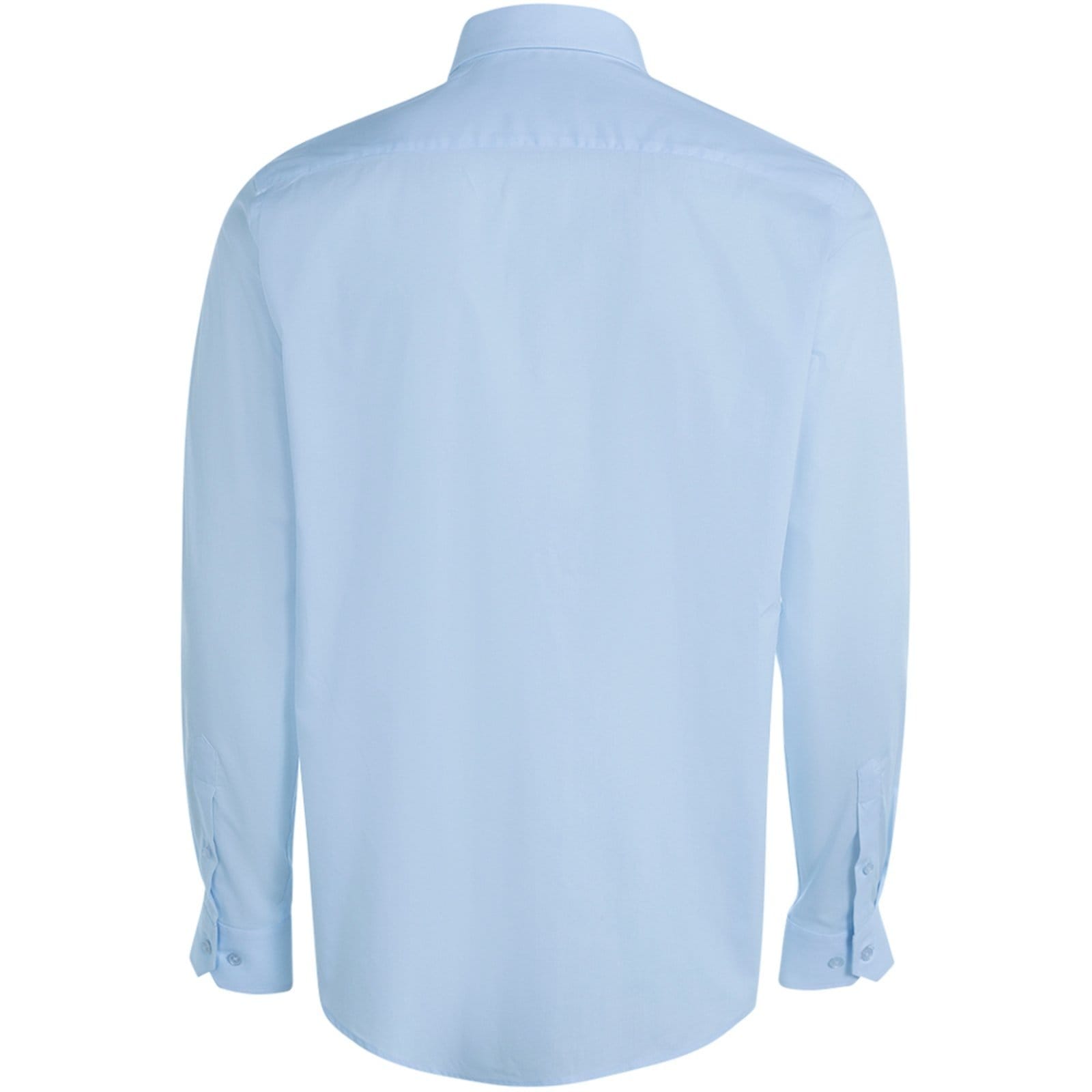 Vista 2 Camisa Slim Individual Stretch In24 Claro Masculino Individual azul