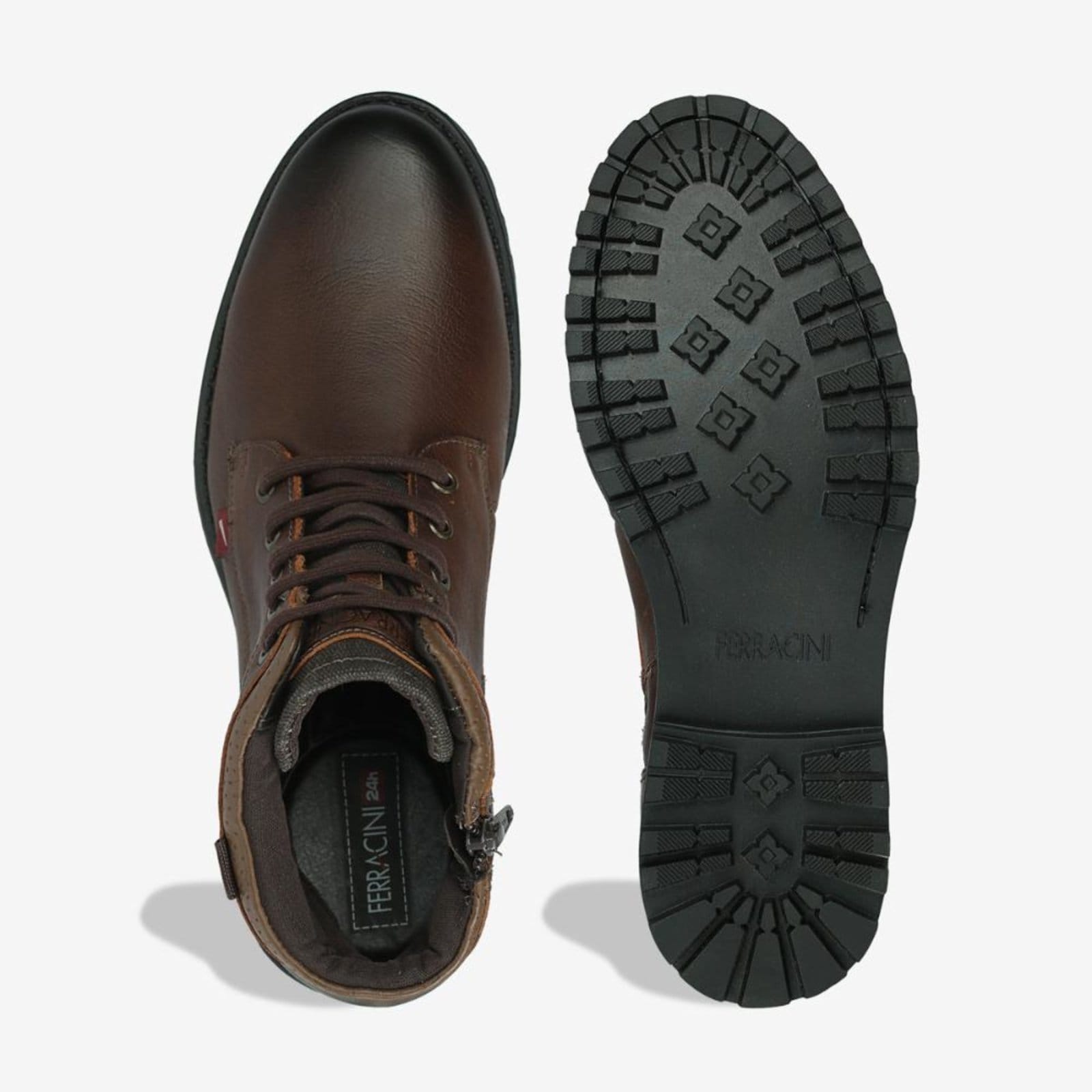 Vista 2 Bota Couro Ferracini Masculino Casual Cross 9932-517D FERRACINI marrom