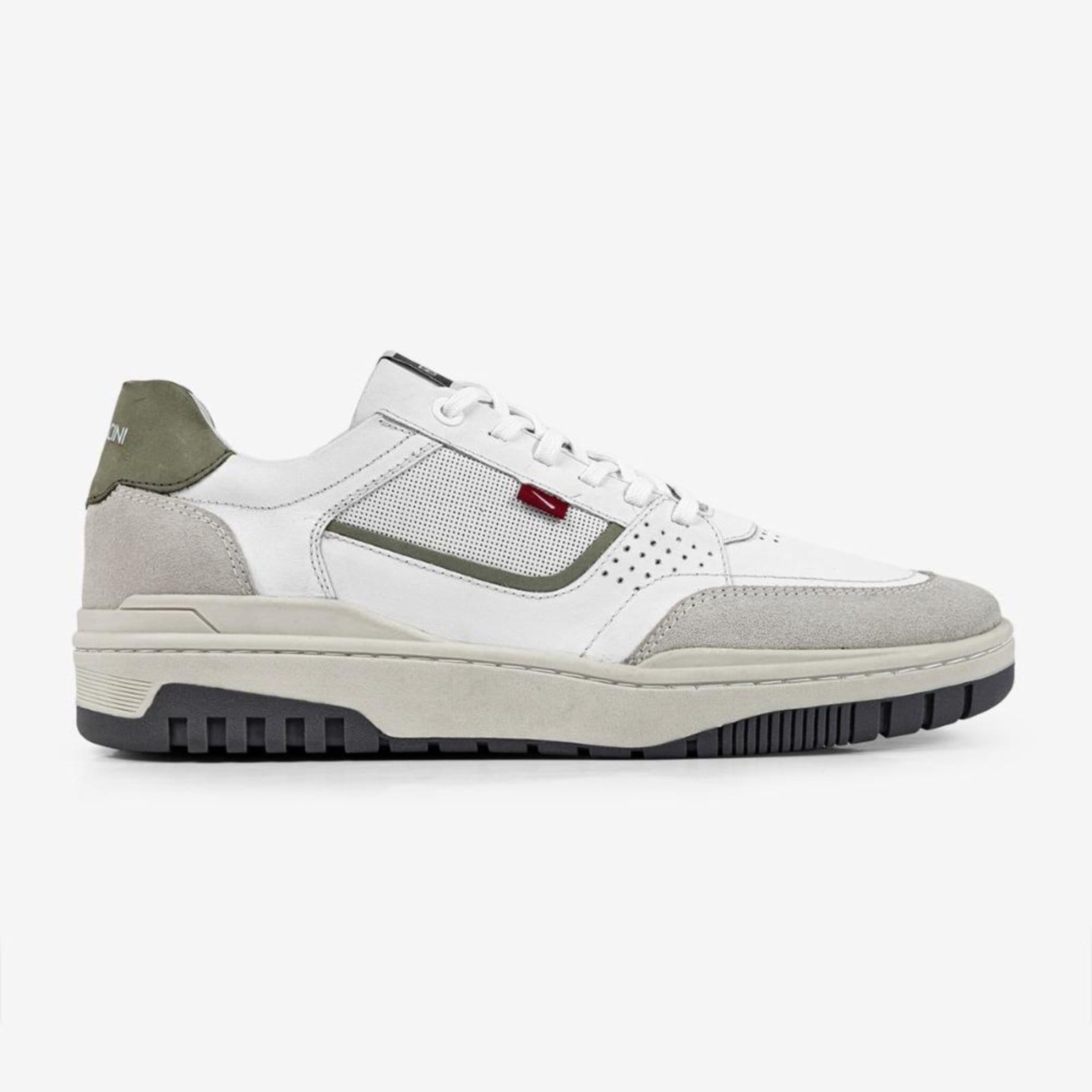 Tênis Couro Ferracini Max e Cinza Solado Robusto