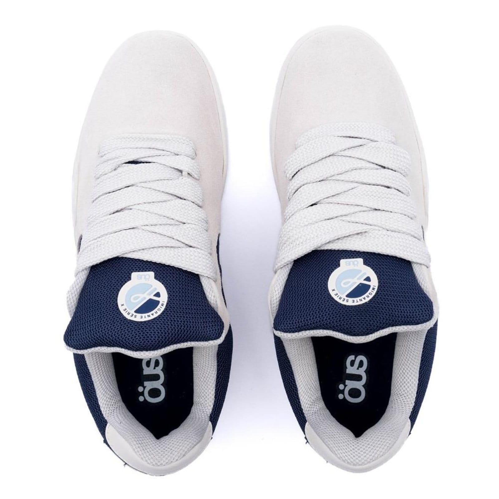 Vista 2 Tênis OUS Imigrante Serie X Masculio Safira Essencial ÖUS cinza