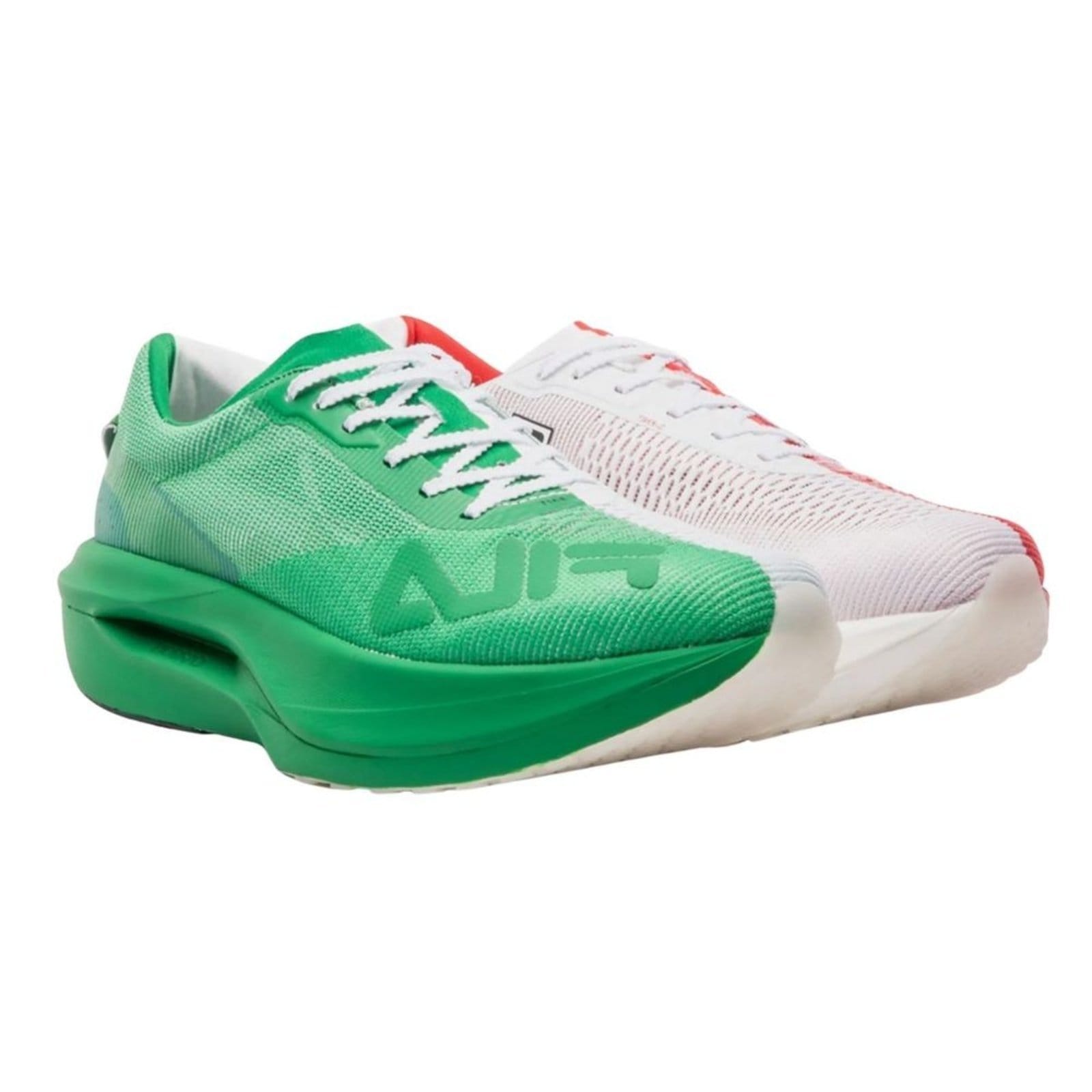 Vista 2 Tênis Corrida Feminino Fila Racer Carbon 3 Branco E Vermelho Fila branco carbon