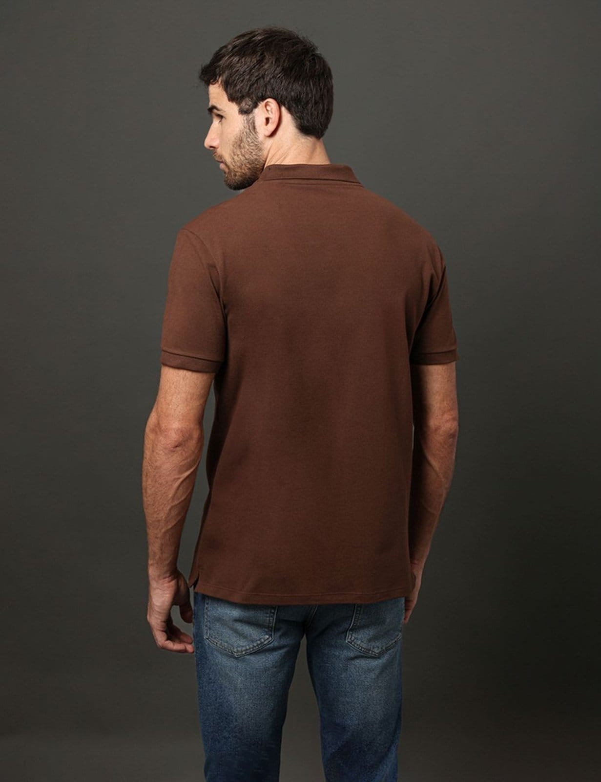 Vista 2 Polo Masculina Premium Calvin Klein Jeans Calvin Klein Jeans vermelho