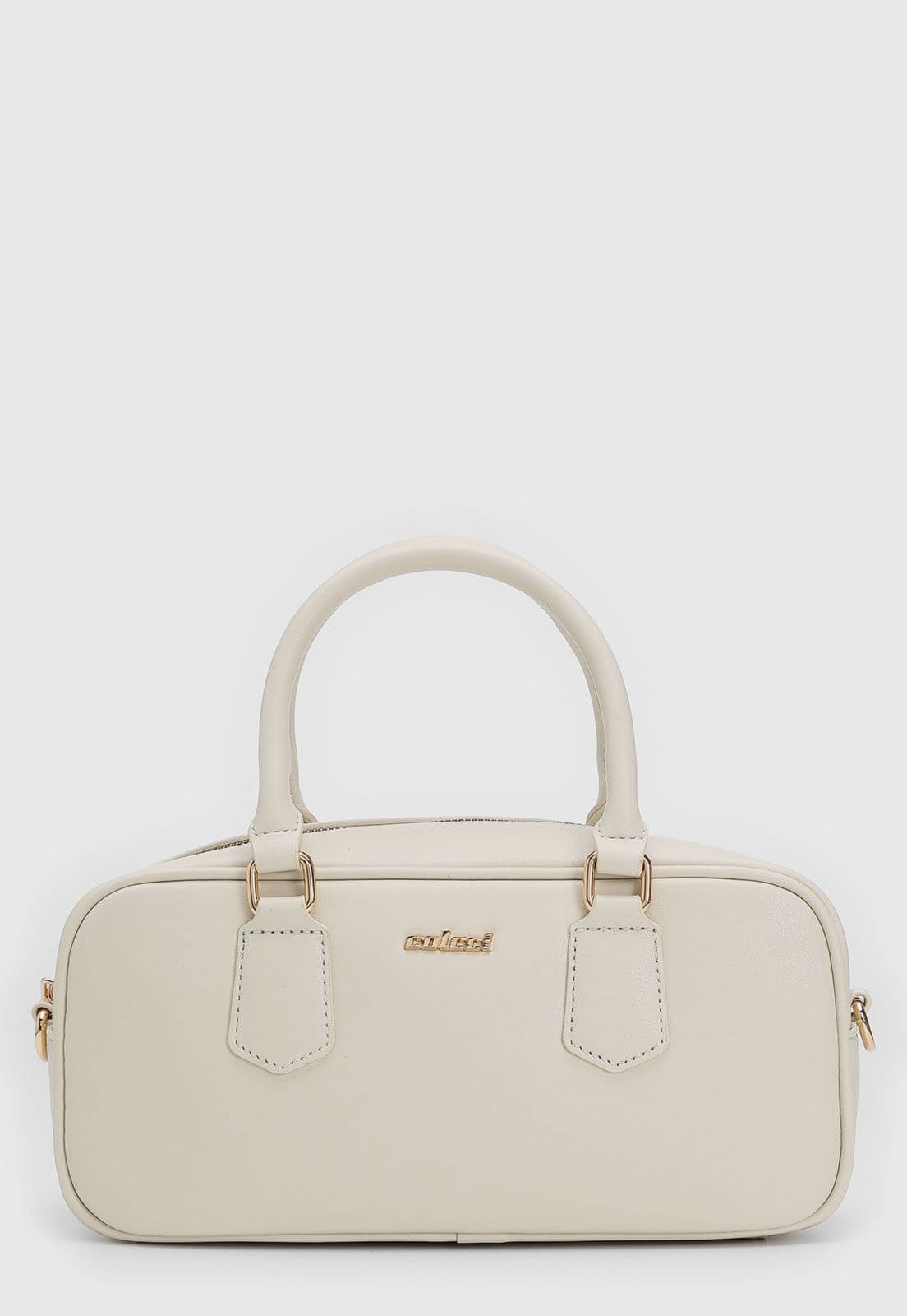 Vista 2 Bolsa Feminina Colcci Média Estruturada Off-White Colcci off-white white