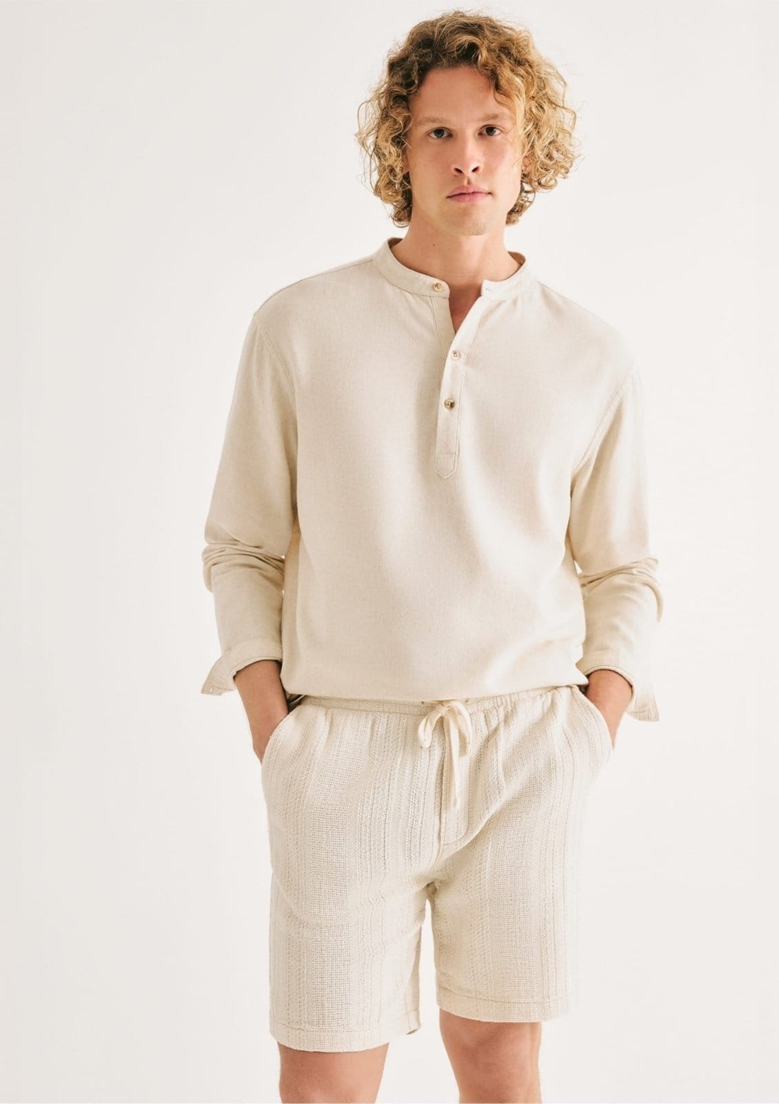 Bermuda Masculina Texturizada