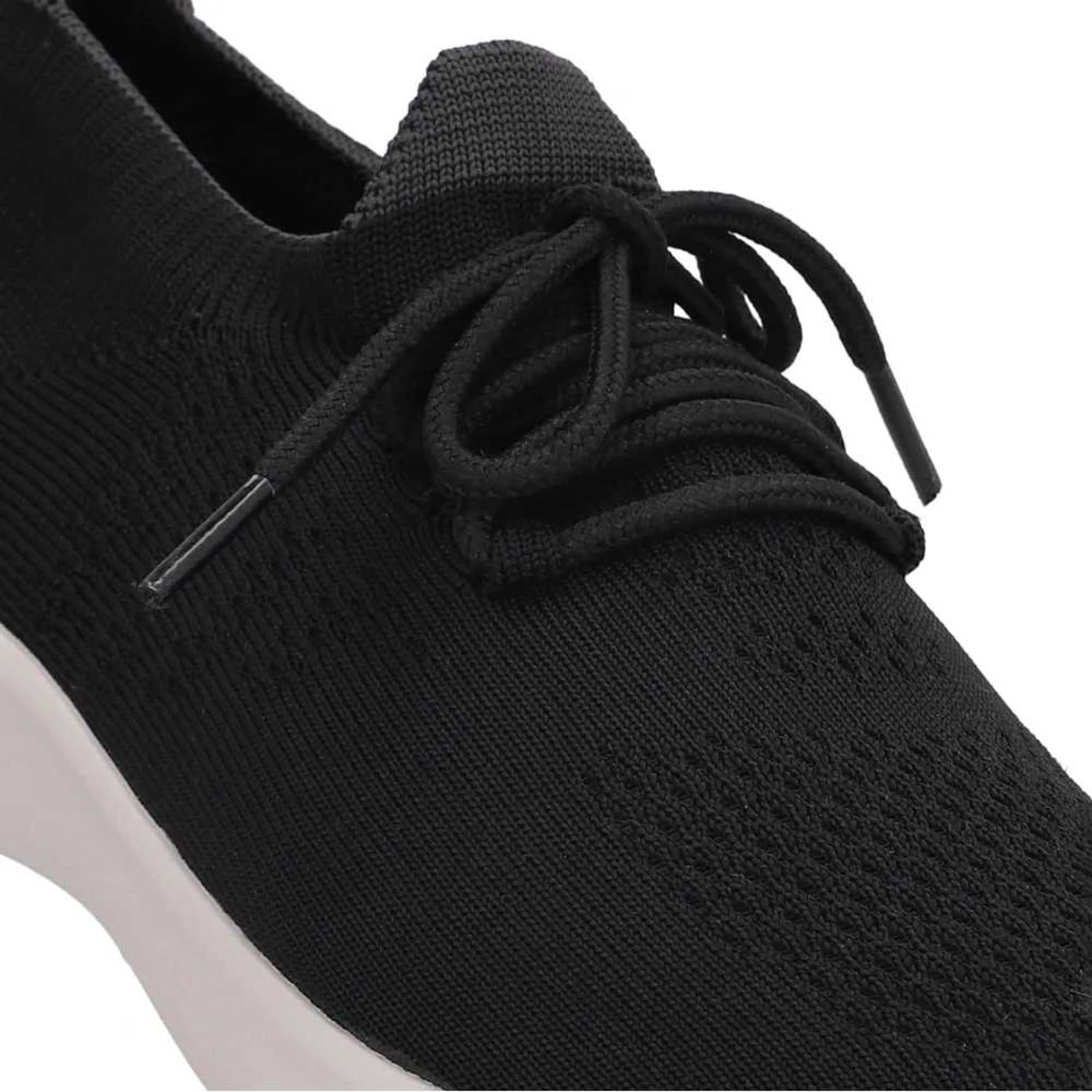 Vista 2 Tênis Casual Feminino Tricot Usaflex UD03001 Usaflex preto