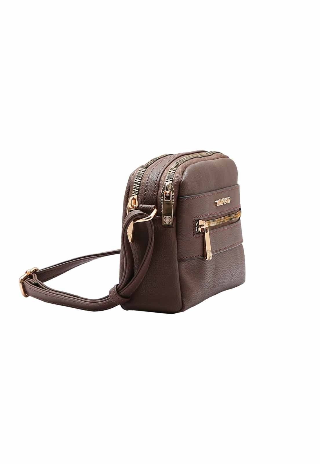 Vista 2 Bolsa Feminina Chenson Original Transversal 3484931 Chenson marrom