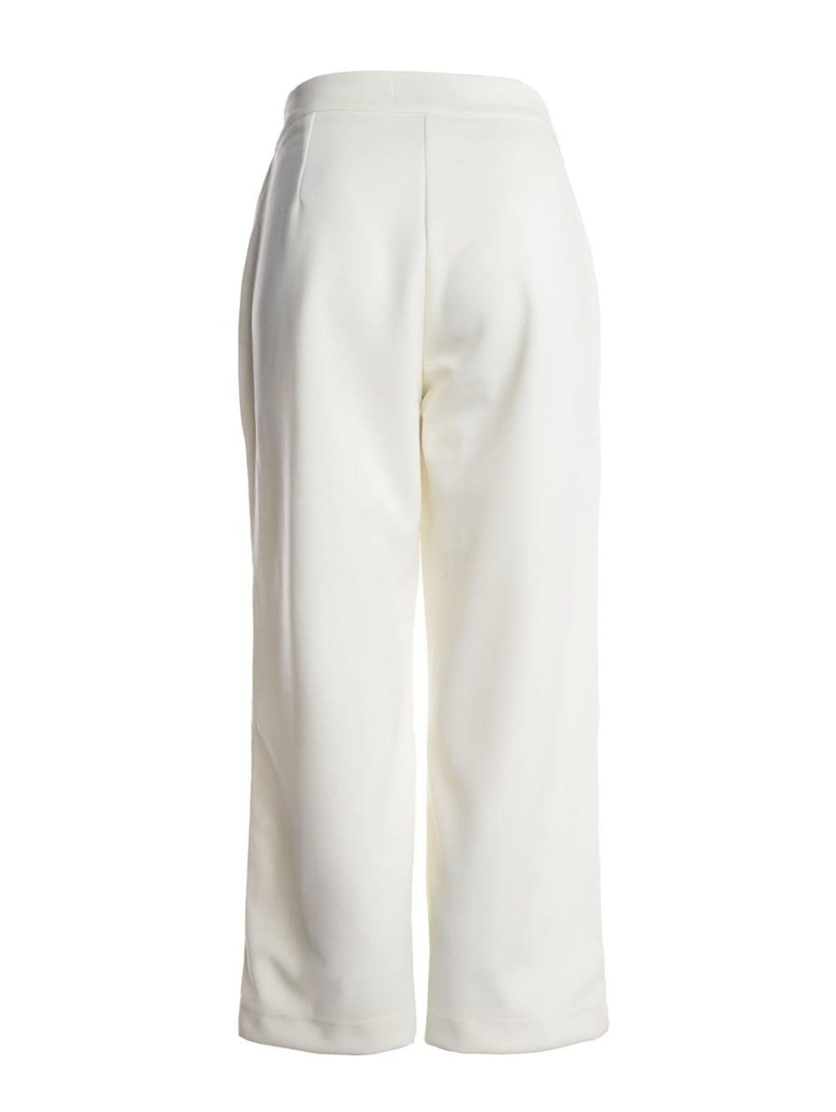 Vista 2 Calça Malha Crepe Pantacourt Feminina OFF WHITE Autentique off-white white