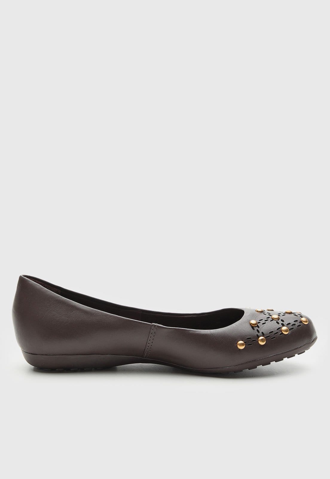 Vista 2 Sapatilha Feminina Bottero Tachas Vazadas Bottero marrom