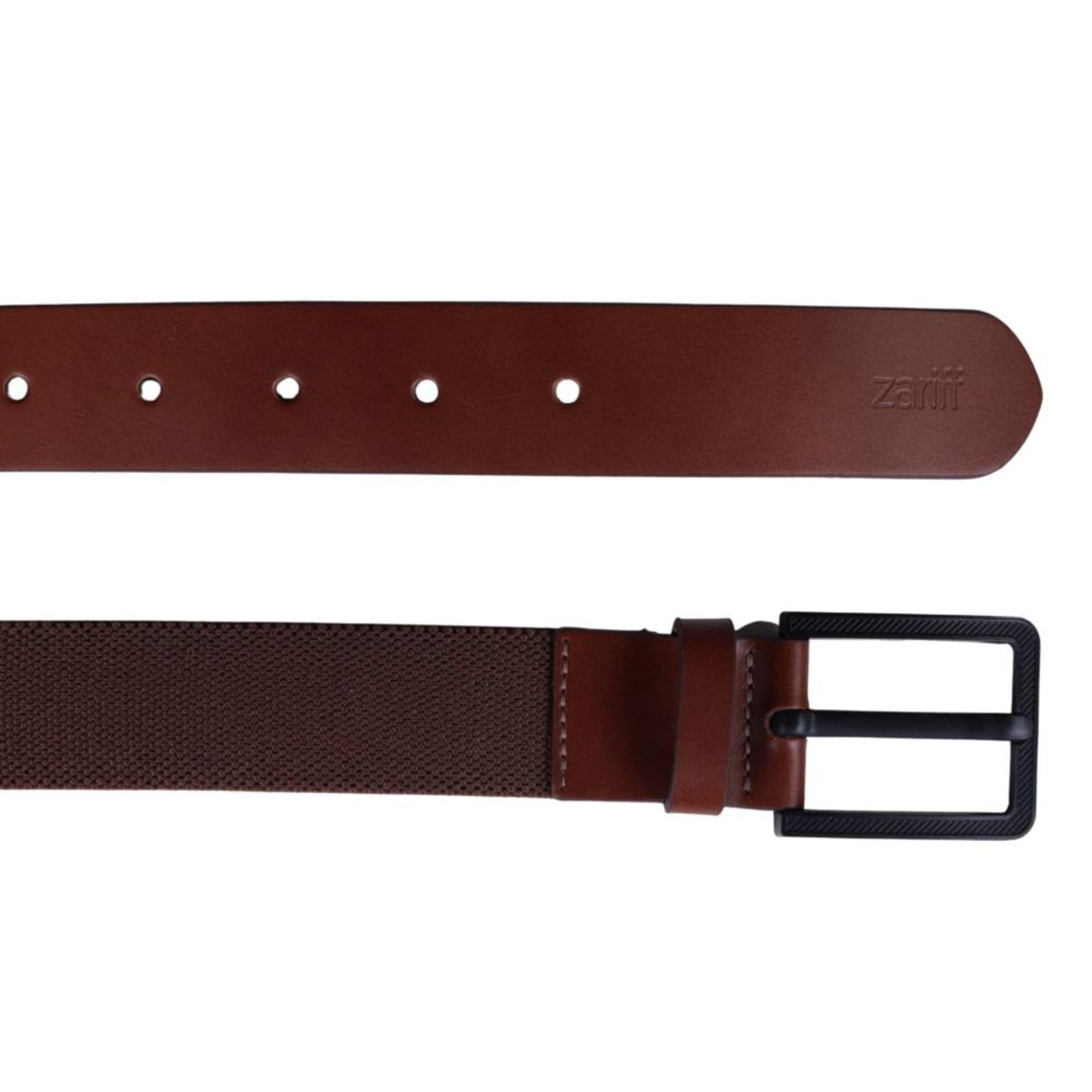 Vista 2 Cinto Masculino Zariff 2121 Barroco/Preto Zariff incolor