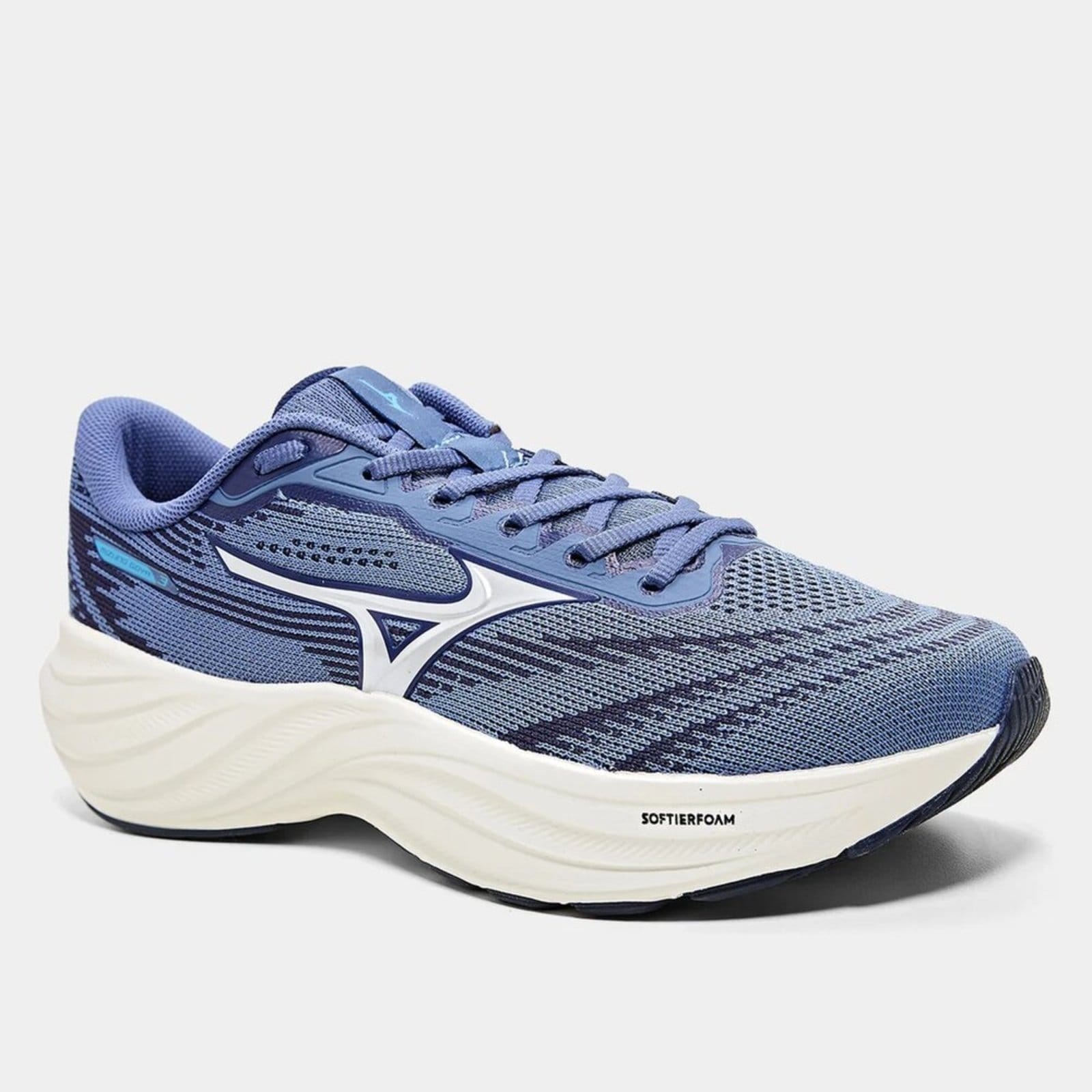 Vista 2 Tênis Mizuno Goya 3 - Masculino - Marítimo Mizuno azul