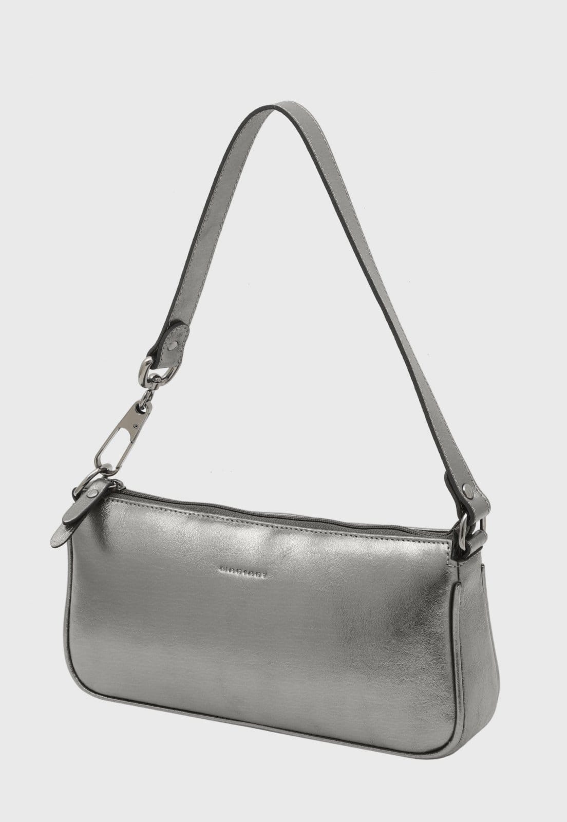 Bolsa Shoulder Couro Mariart Cacau Carbono