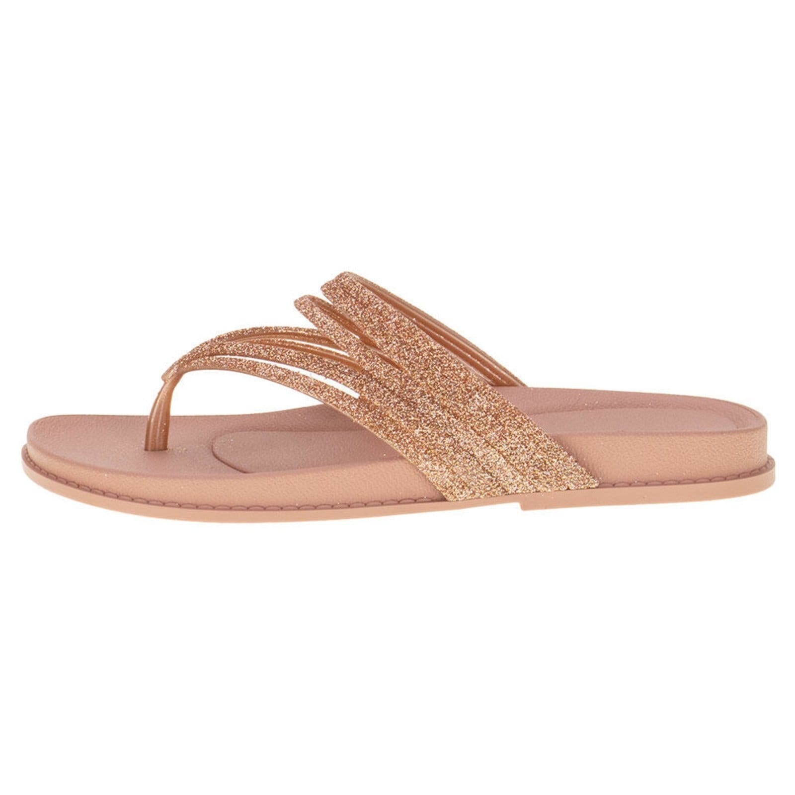 Vista 2 Tamanco Feminino Flat Radiante Grendha - 19011 3299011 GRENDHA bronze