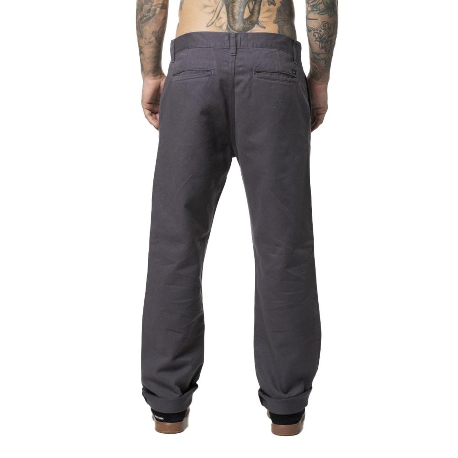 Vista 2 Calça RVCA The Weekend Chino WT24 Masculina RVCA cinza