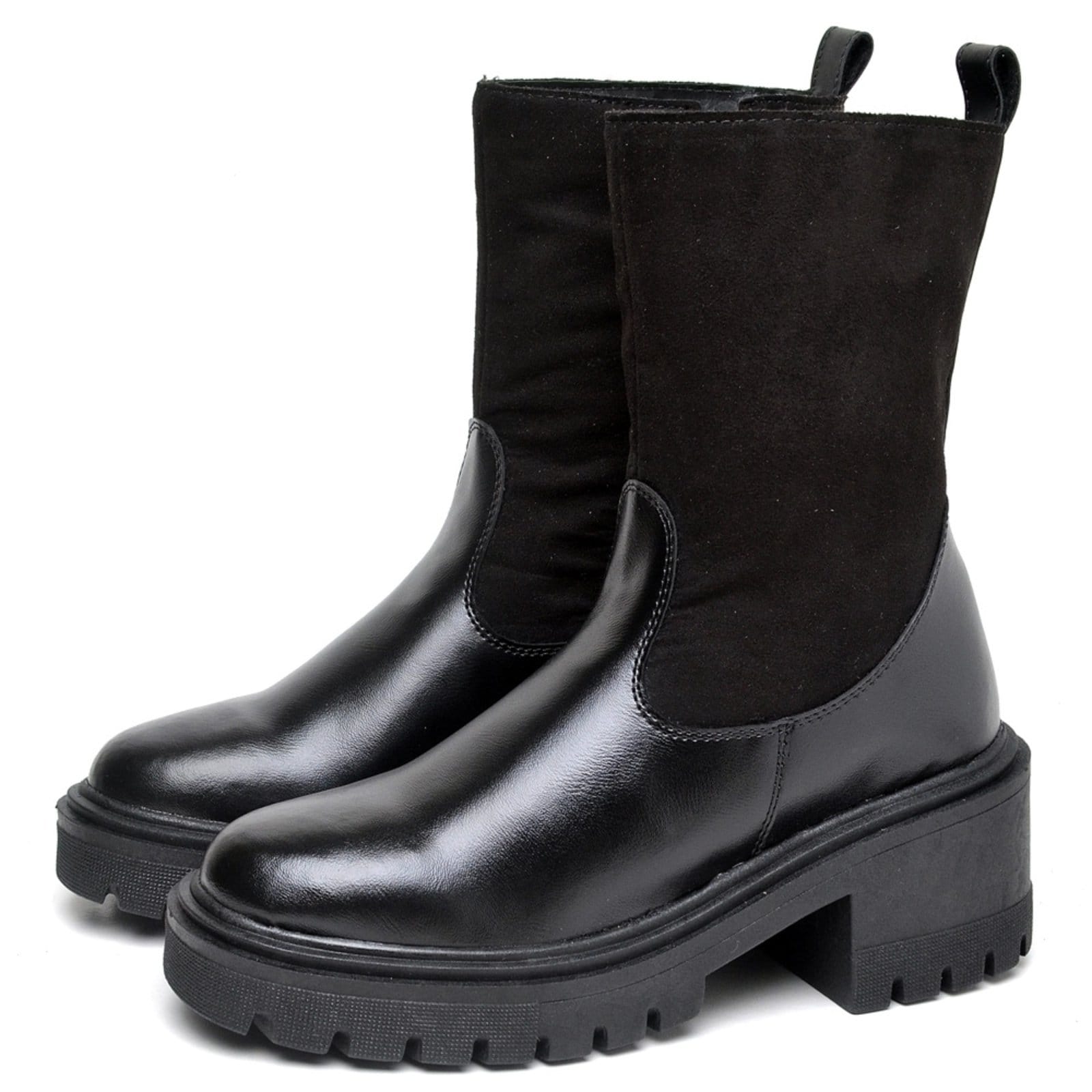 Vista principal Bota Feminina de Salto Tratorado DUBUY 1200FG DUBUY preto