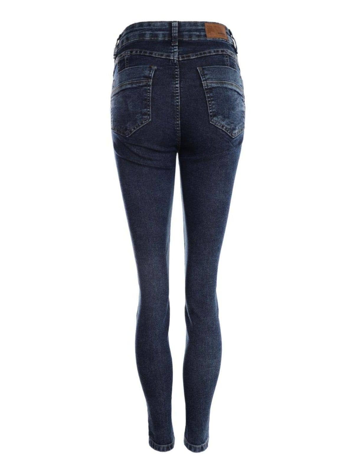 Vista 2 Calça Jeans Levanta Bumbum Sawary Feminina AZUL Sawary unico azul