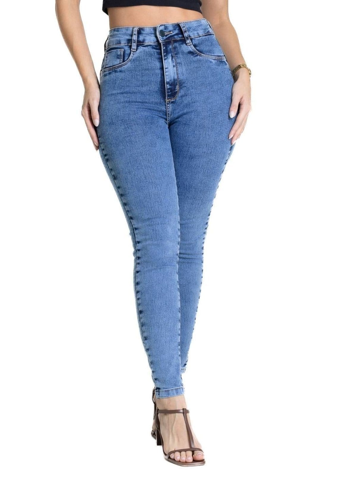 Vista principal Calça Jeans Sawary Push Up - 281343 Sawary azul