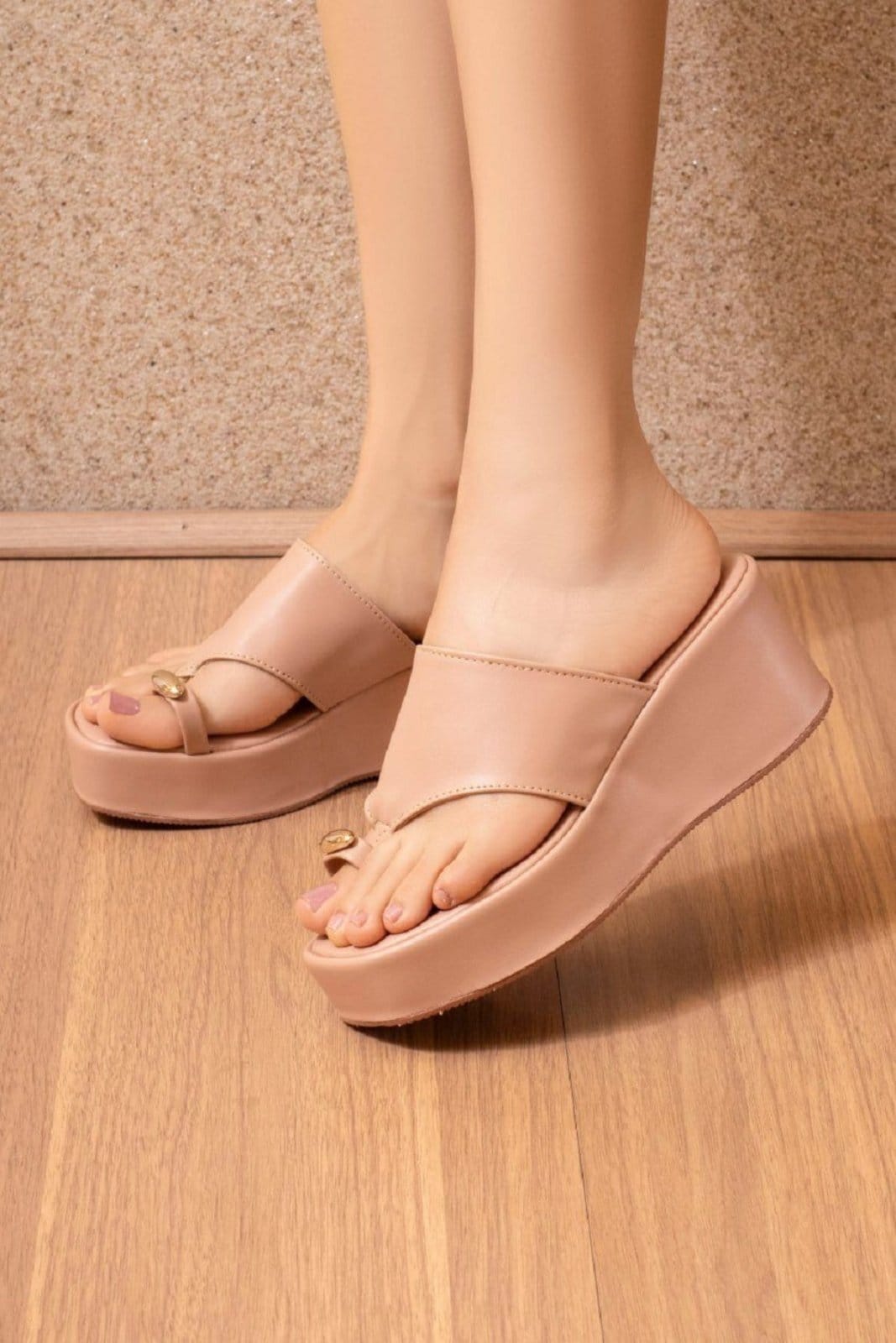 Tamanco Anabela Ref 2155 P Rofely