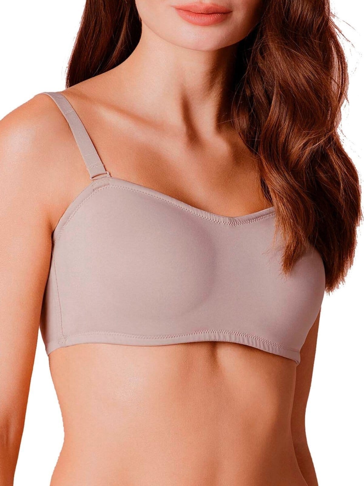 Vista principal Sutiã Bustiê com Aro e sem Bojo W Triumph Shape Sensation 24865 Triumph bege