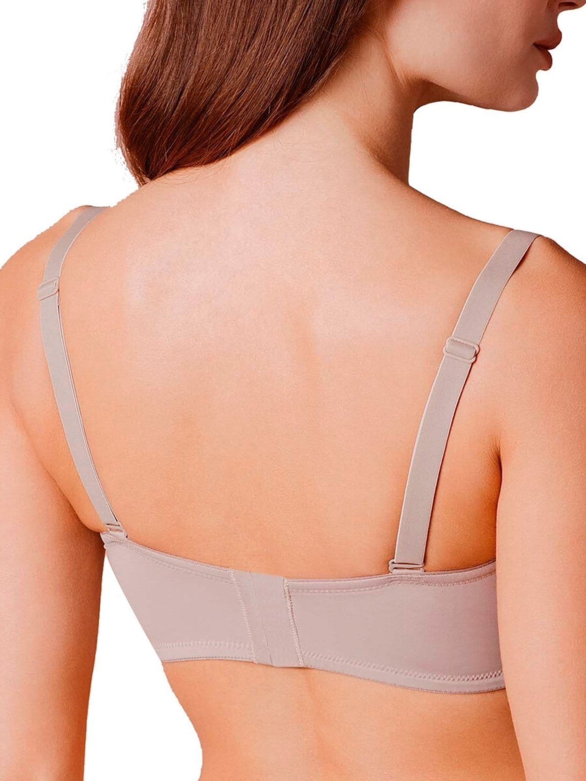 Vista 2 Sutiã Bustiê com Aro e sem Bojo W Triumph Shape Sensation 24865 Triumph bege