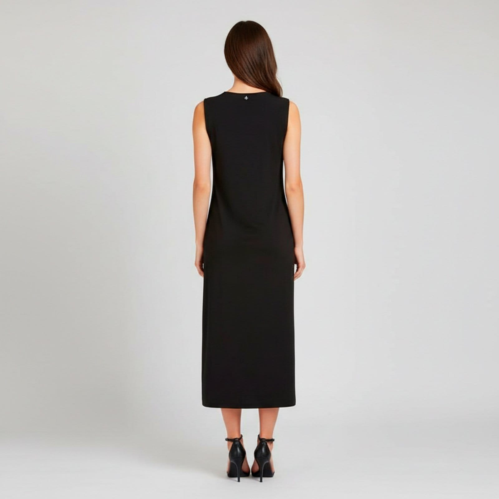 Vista 2 Vestido Dudalina Lilian Ou26 Feminino Dudalina preto