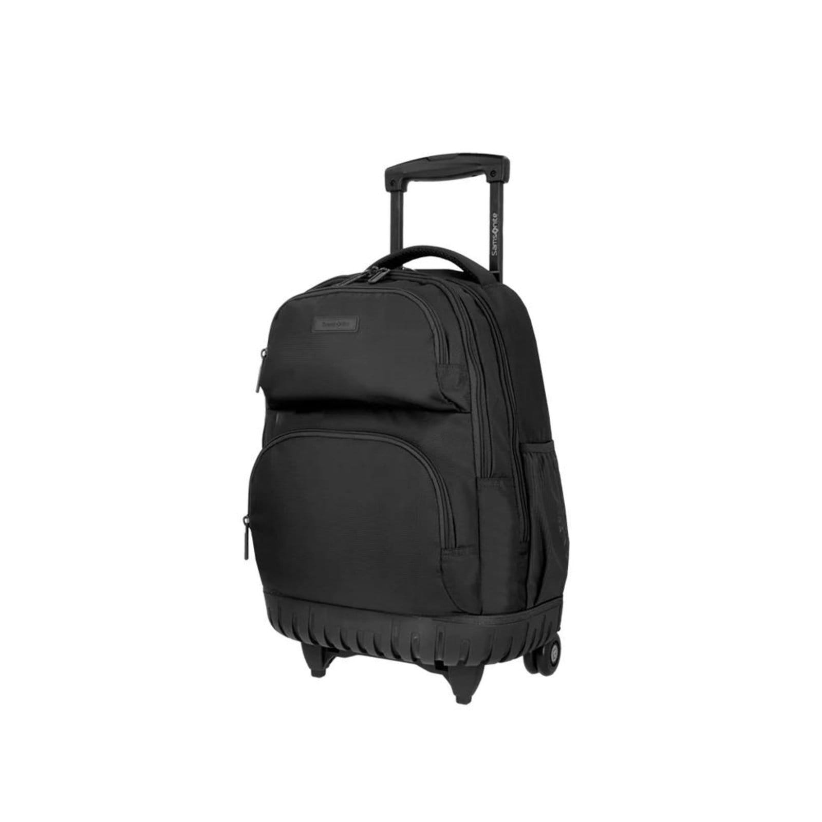 Vista 2 Mochila Samsonite com Rodinhas Reformation Rockdale Preta Samsonite incolor
