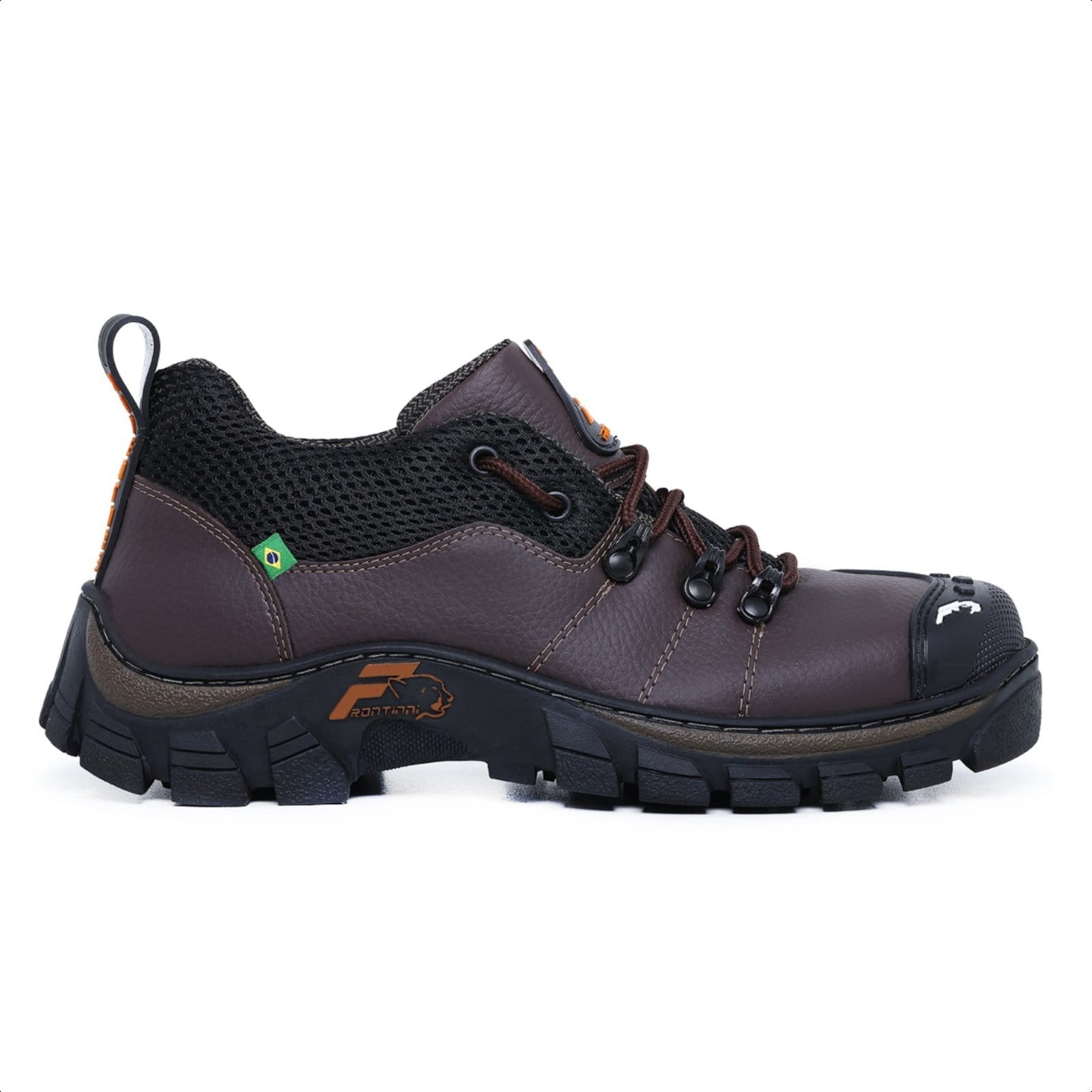 Vista 2 Coturno Masculino Lavini Bota Adventure Segurança Trabalho Lavini Shoes café