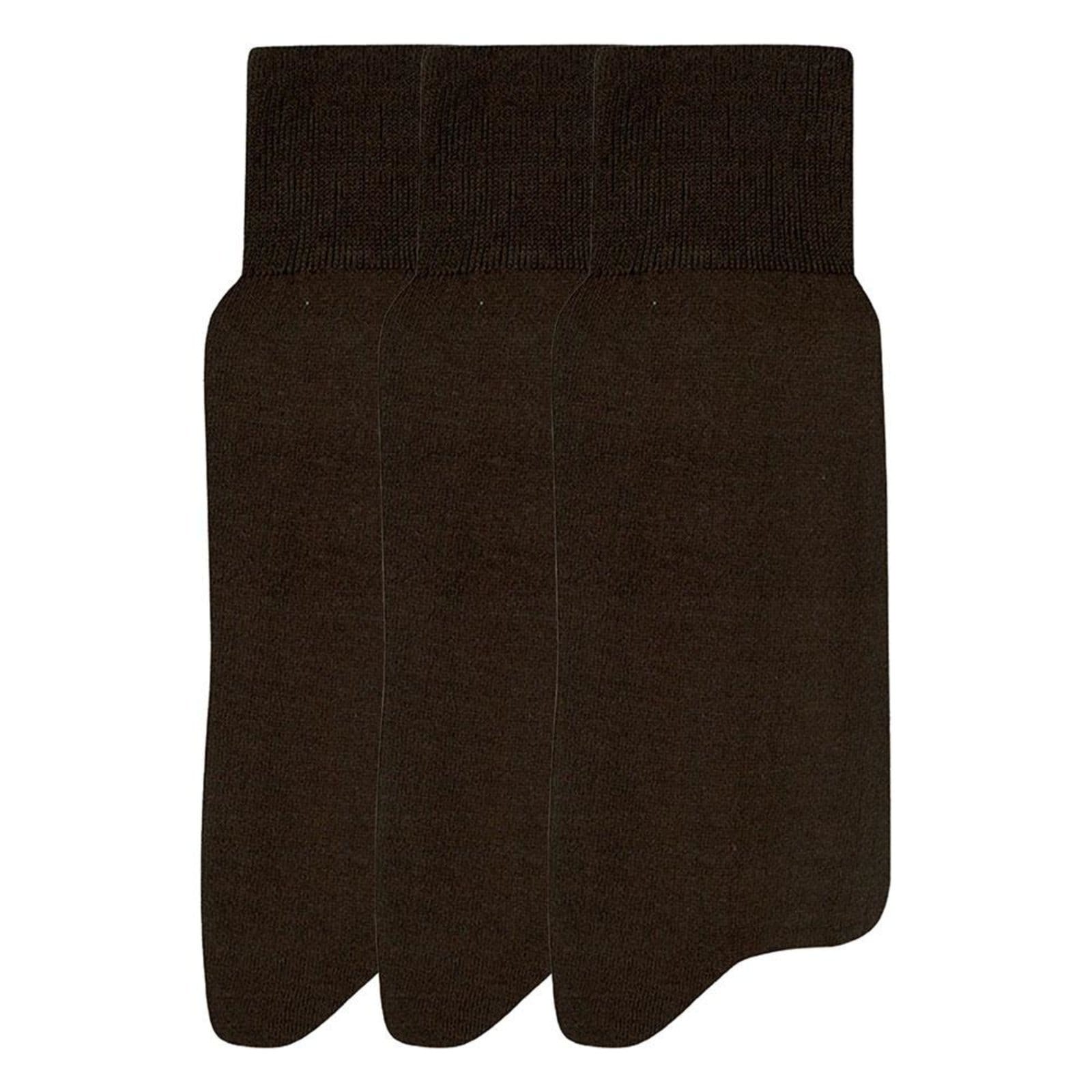 Kit 3 Meias Mash Social Cano Longo Algodão Lisa Masculina 231.05