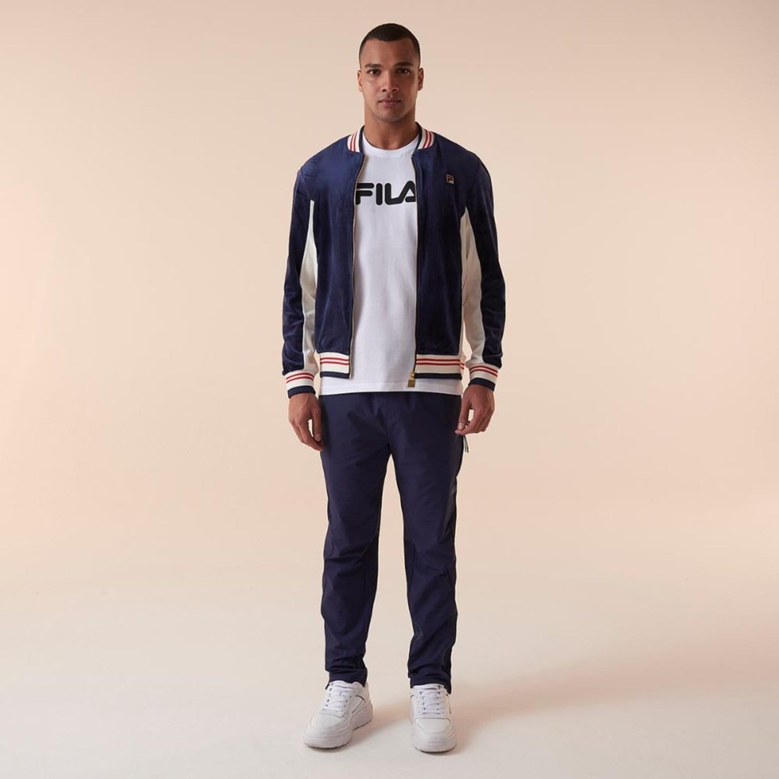 Vista principal Calça Fila Break Point Stretch Jogger Masculina Fila incolor